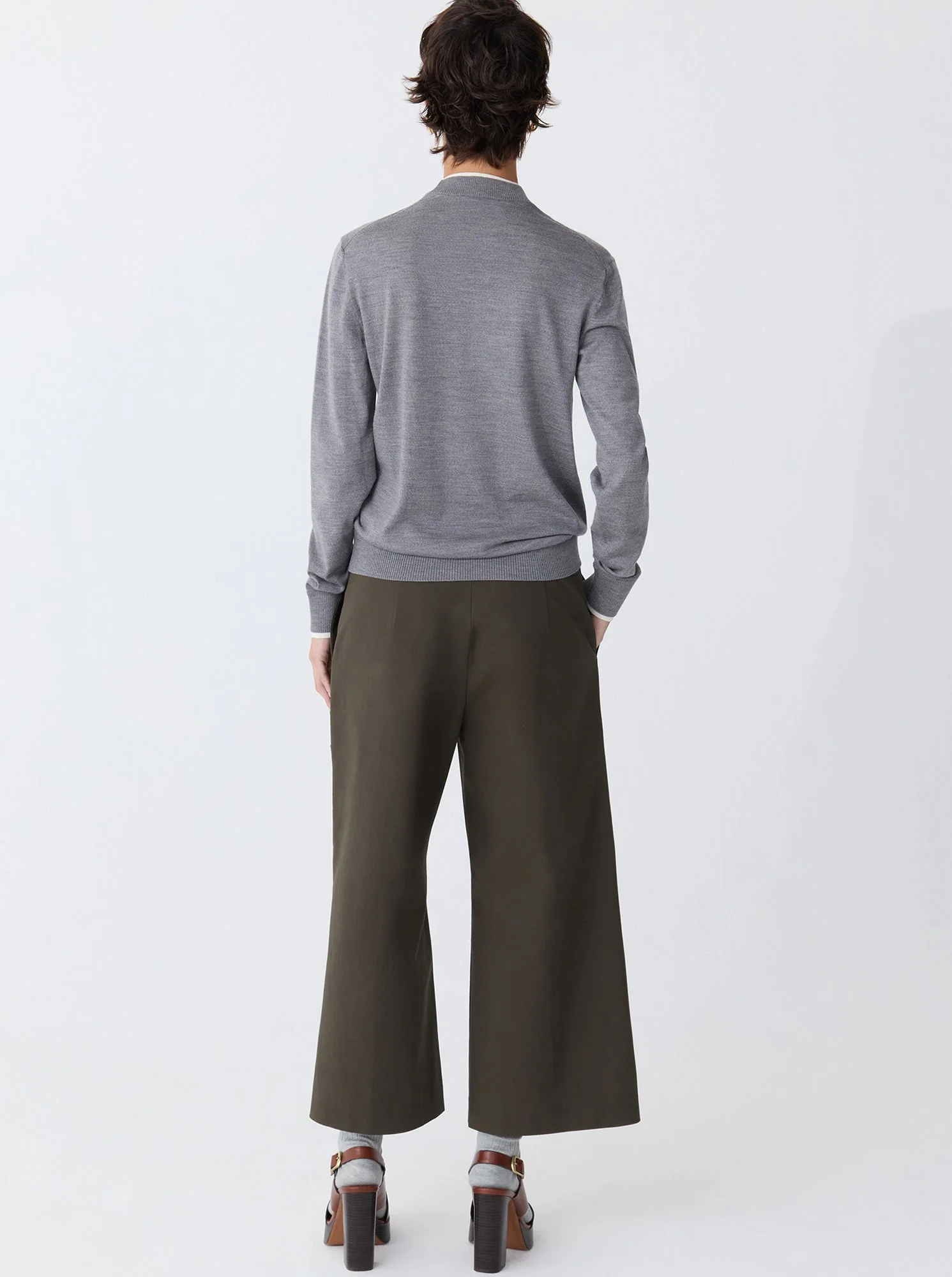 Wyeth Cropped-Leg Pant | Forest - Image 4