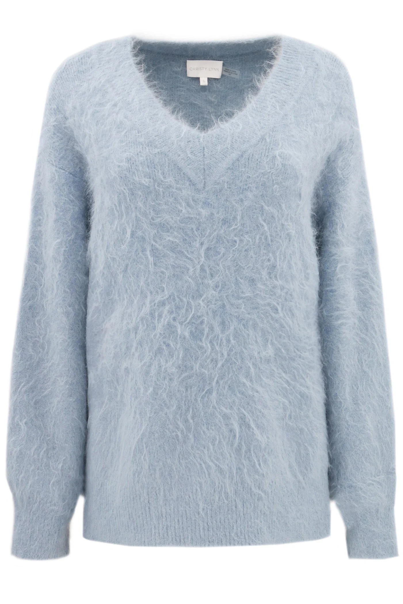 Allie Sweater | Dusty Blue - Image 2