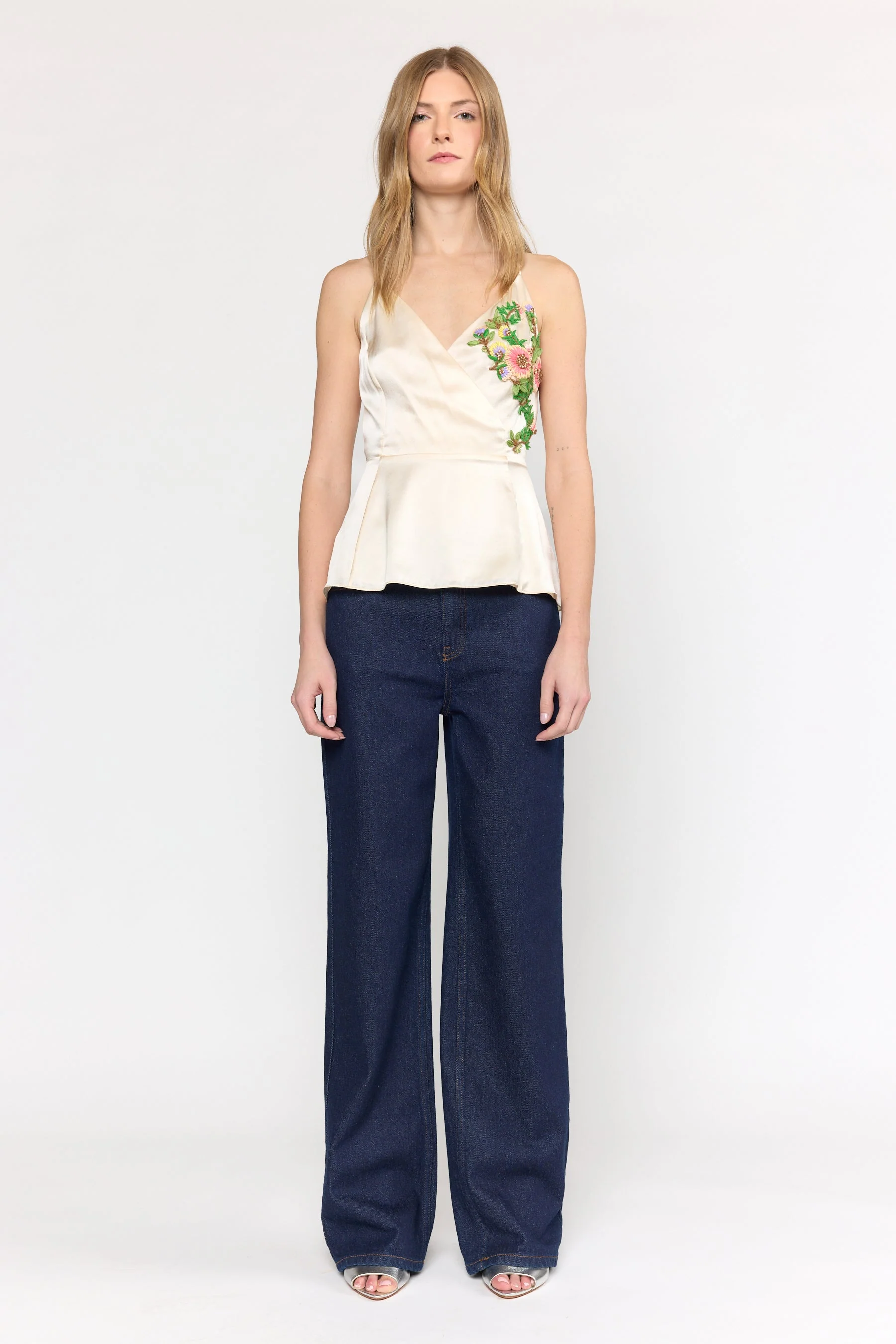 Ariana Top | Garden Embroidery - Image 2