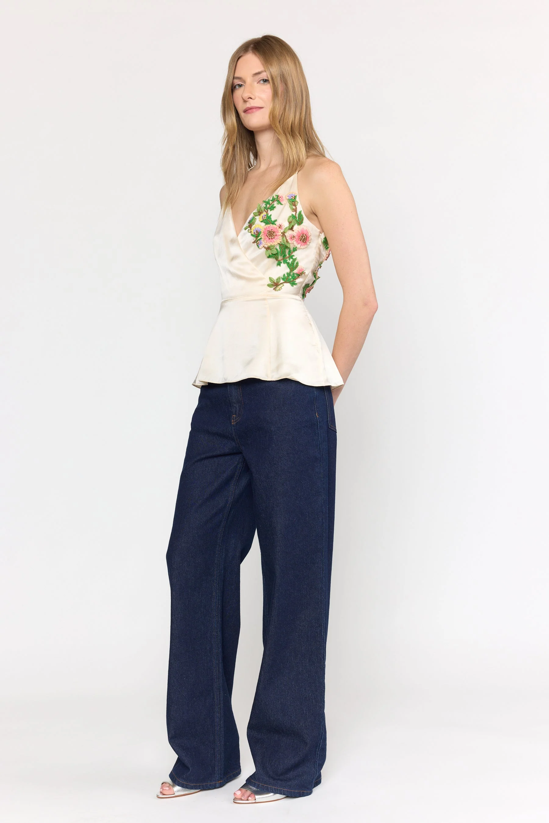 Ariana Top | Garden Embroidery - Image 3