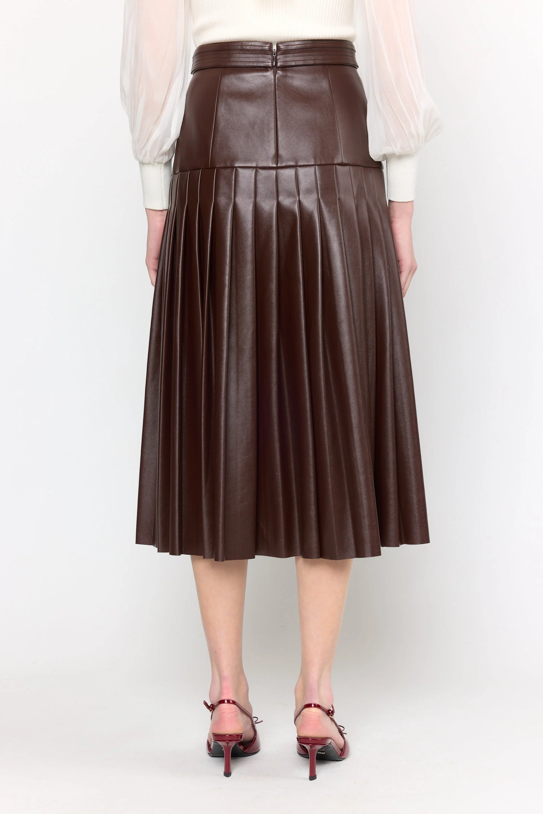 Clarissa Skirt | Maroon - Image 4