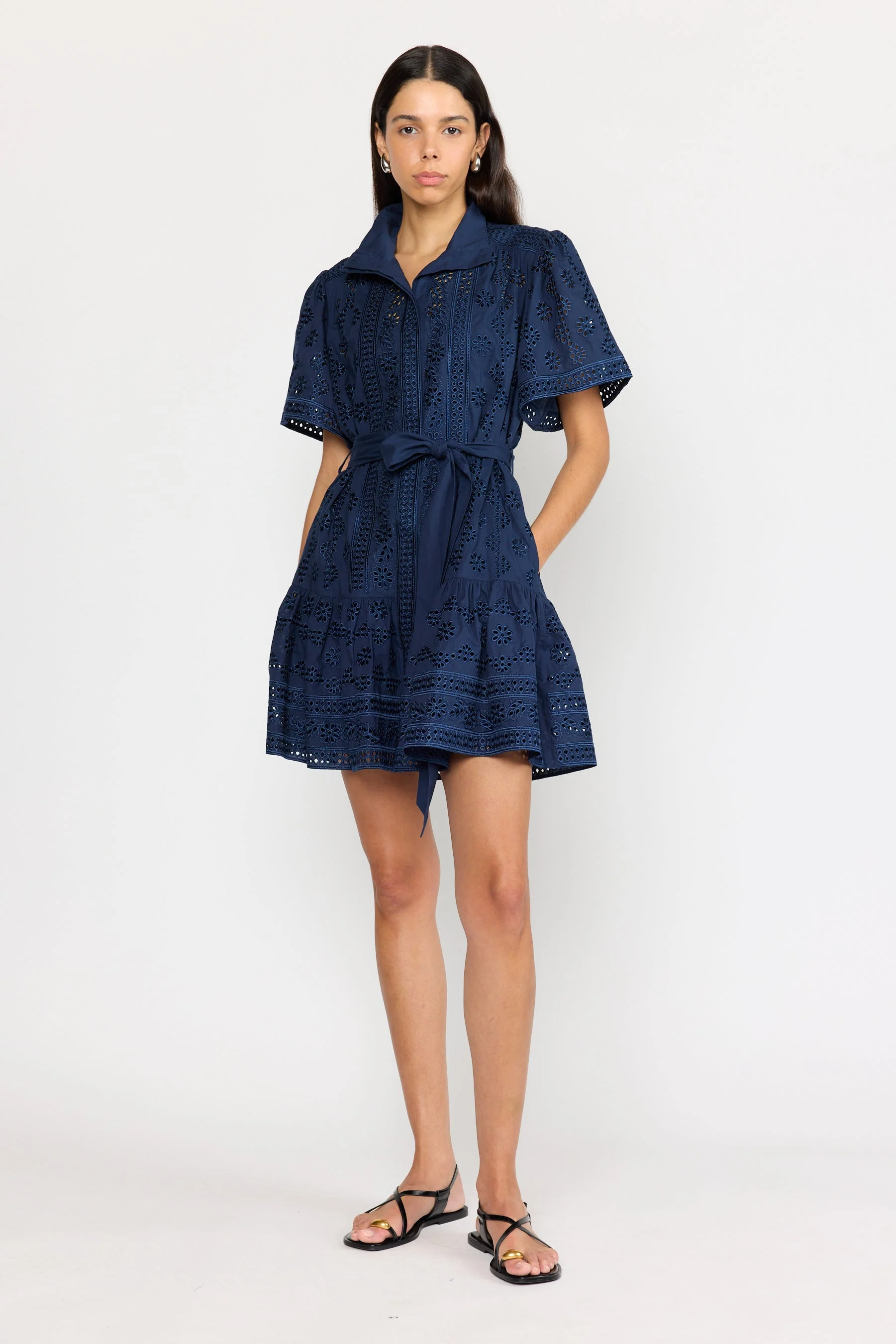 Drew Dress | Navy - Image 3
