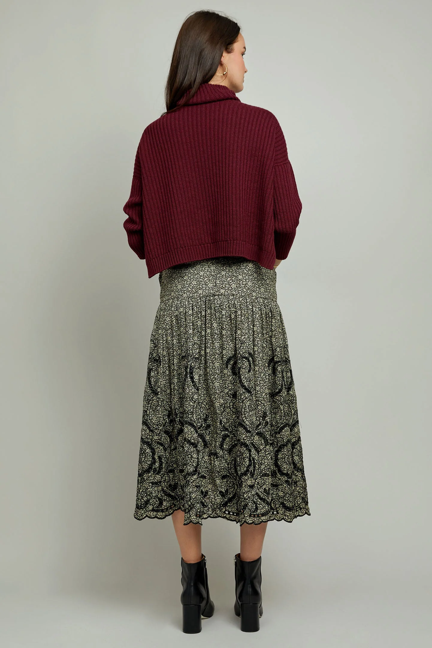Ellie Sweater | Cabernet - Image 2