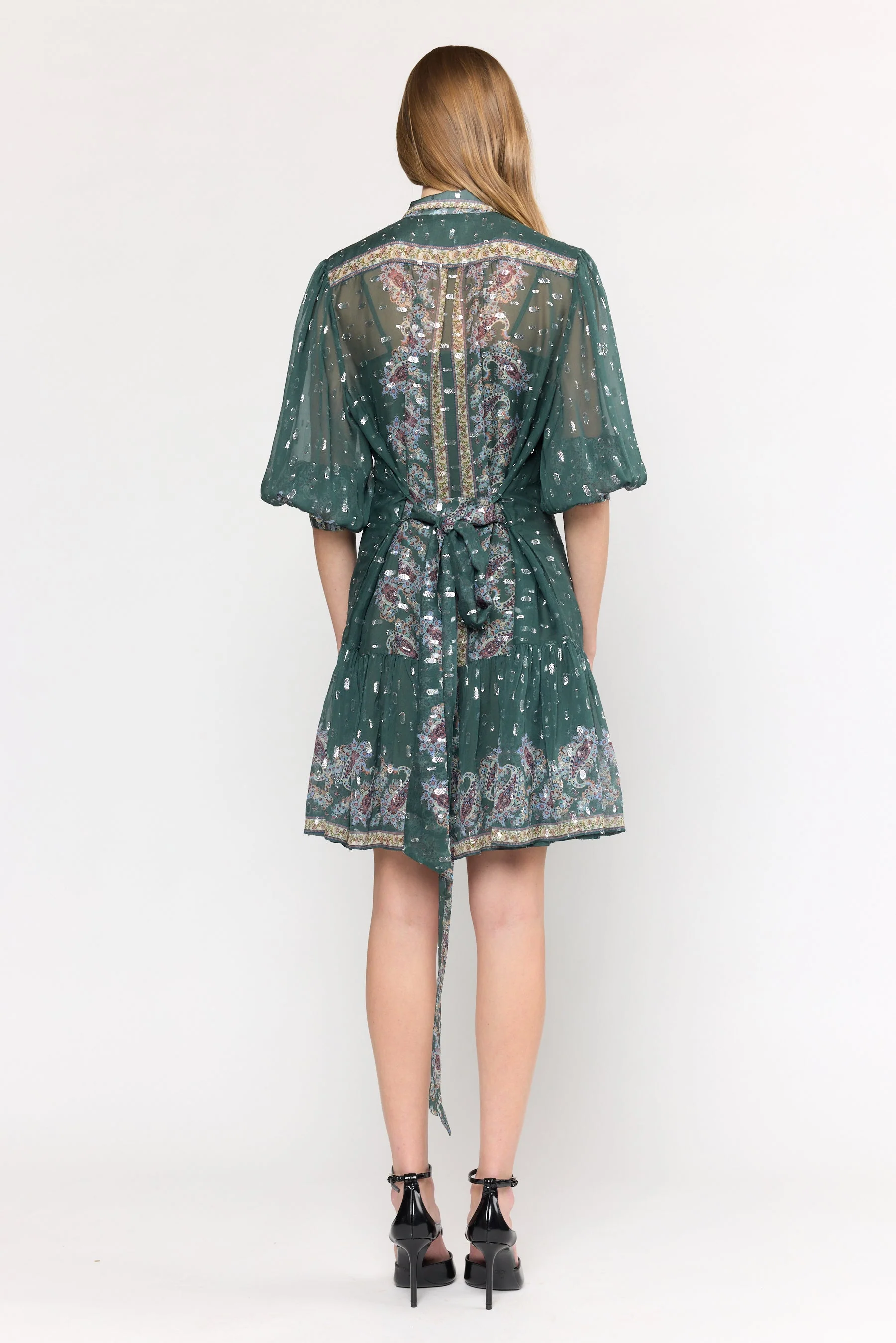Emi Dress | Reseda Paisley - Image 5