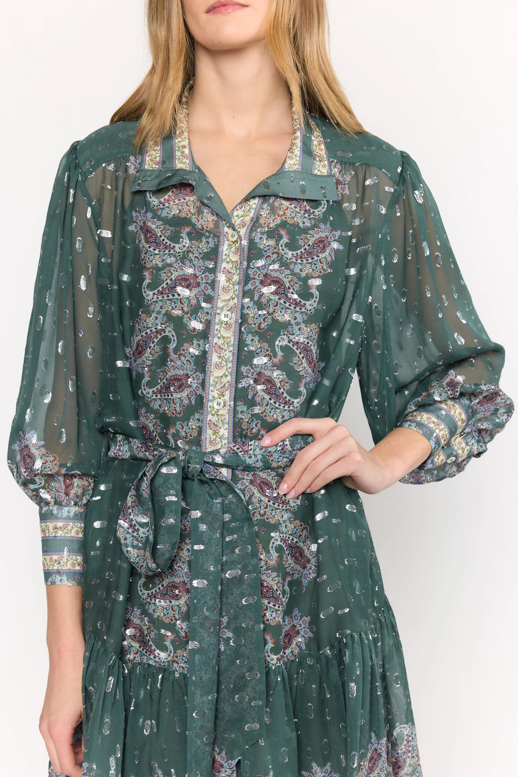 Emi Dress | Reseda Paisley - Image 7