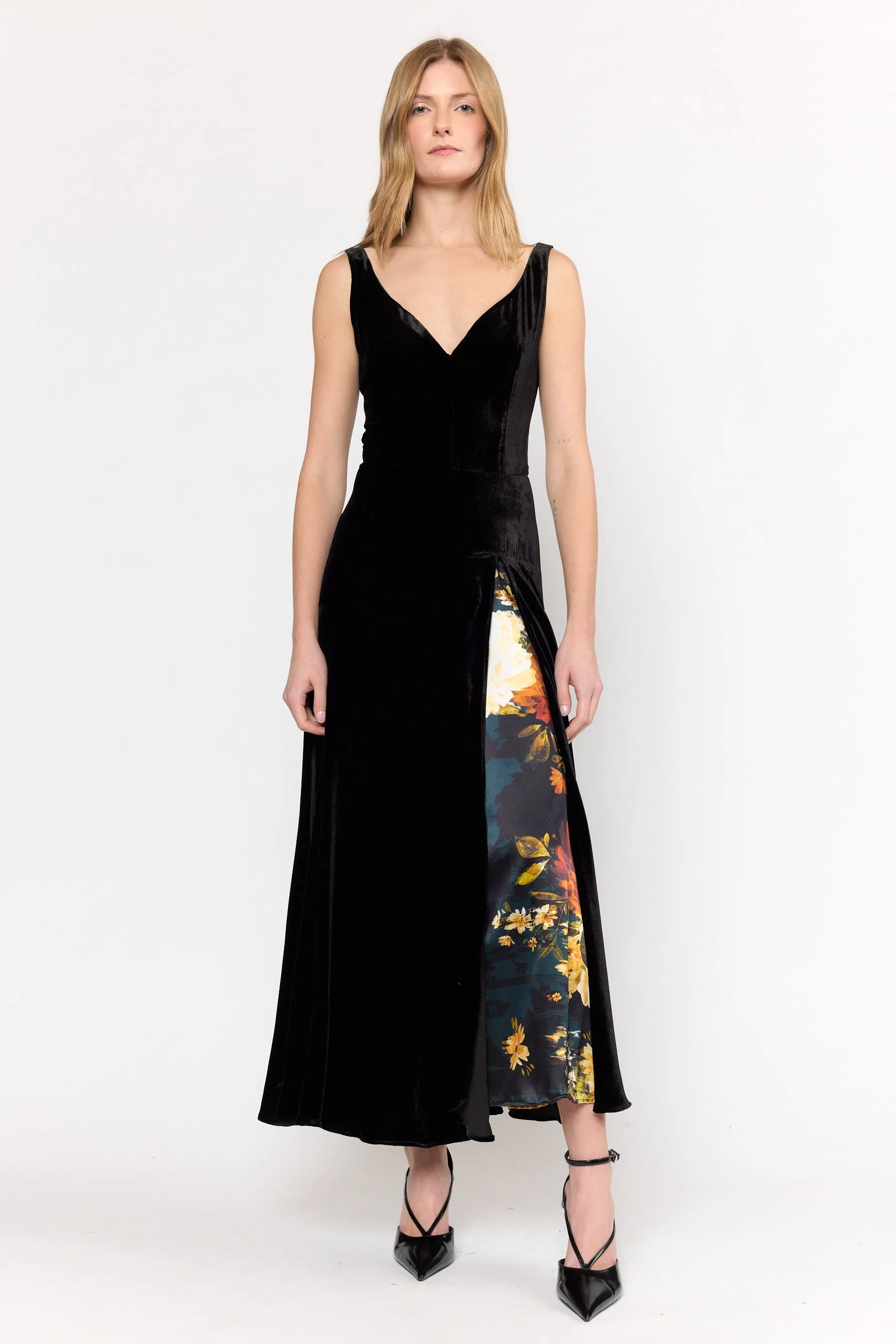 Estrada Dress | Black / Amber Glow - Image 2