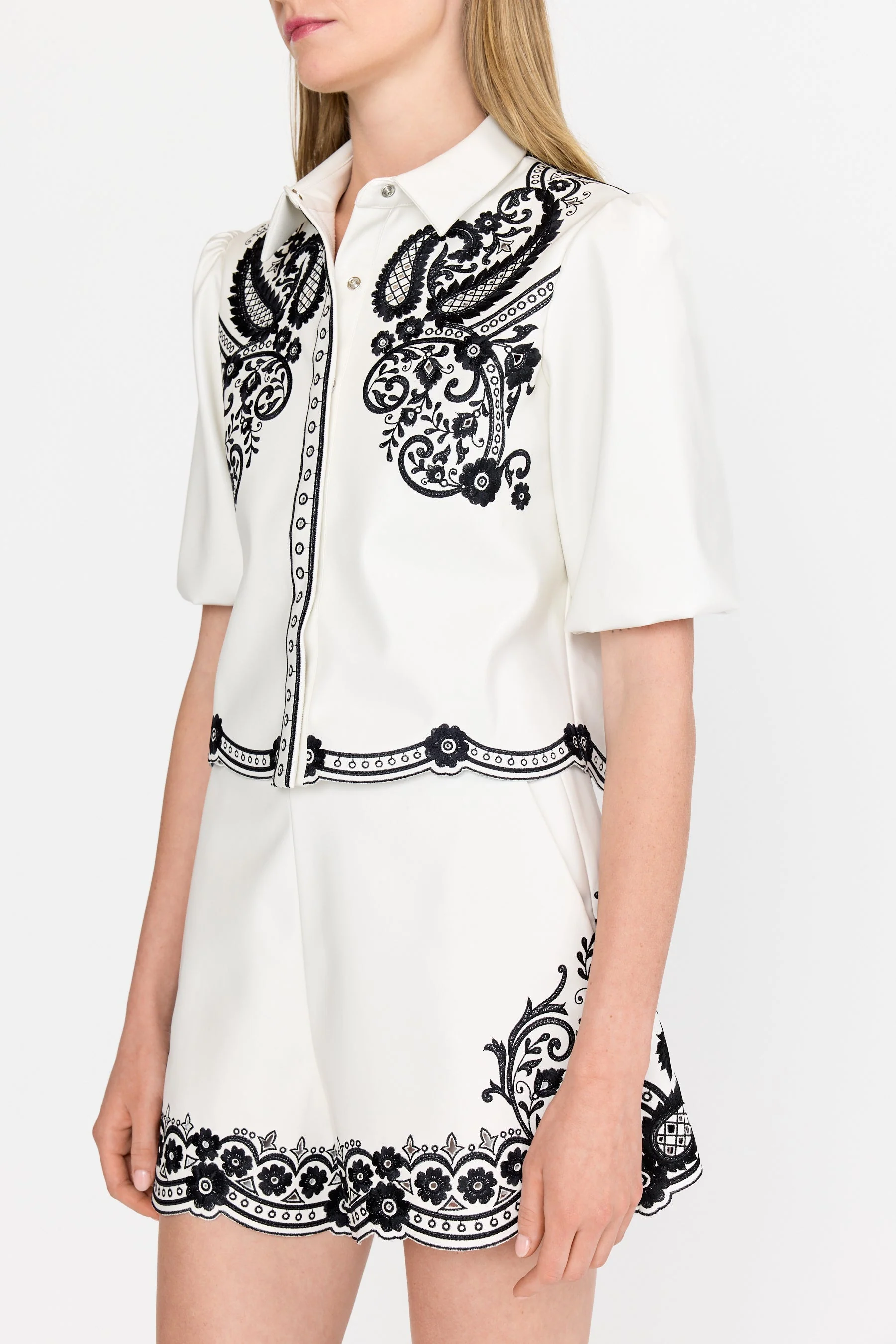 Gracie Top | Black Rosaria - Image 2