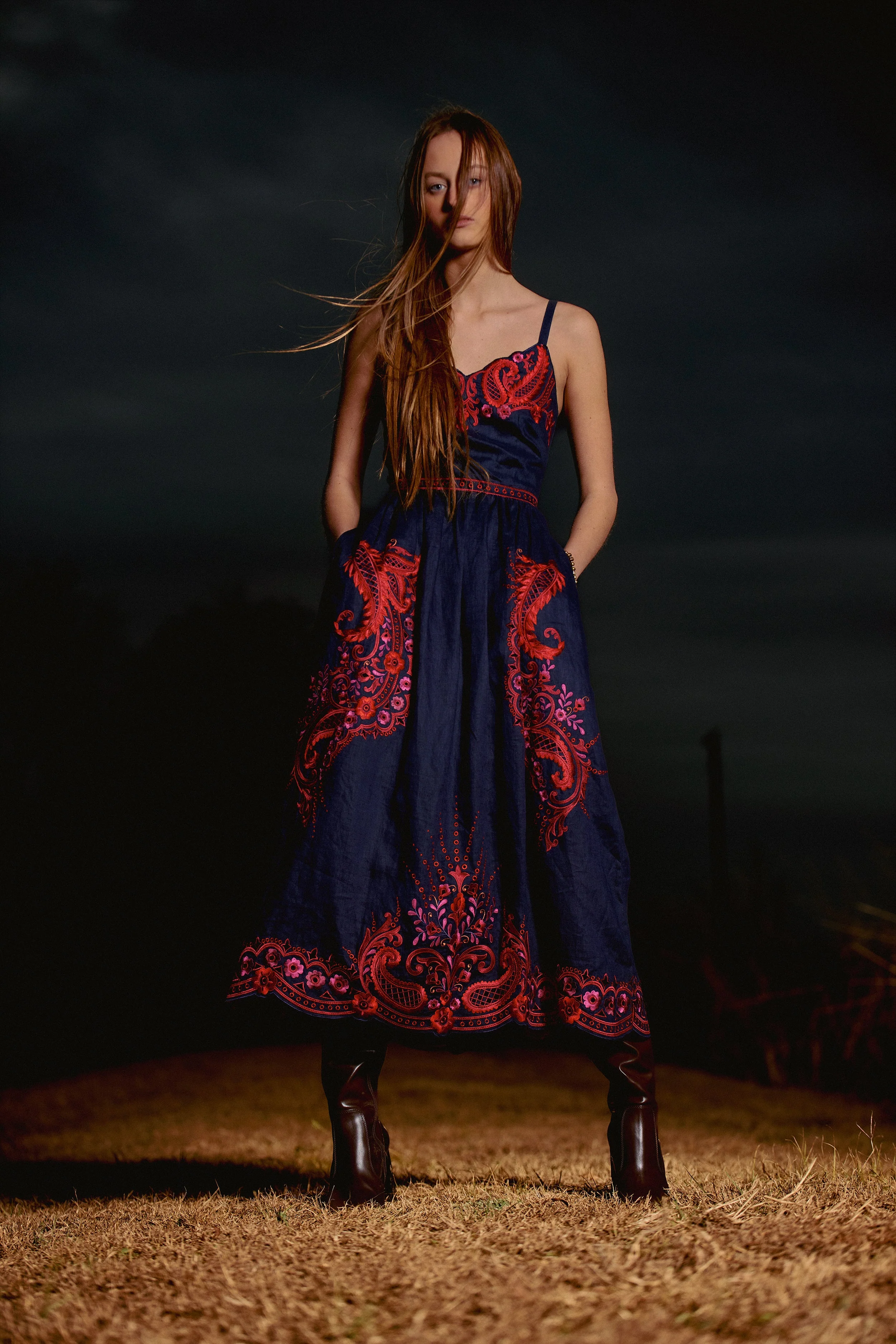 Holly Dress | Midnight Rosaria