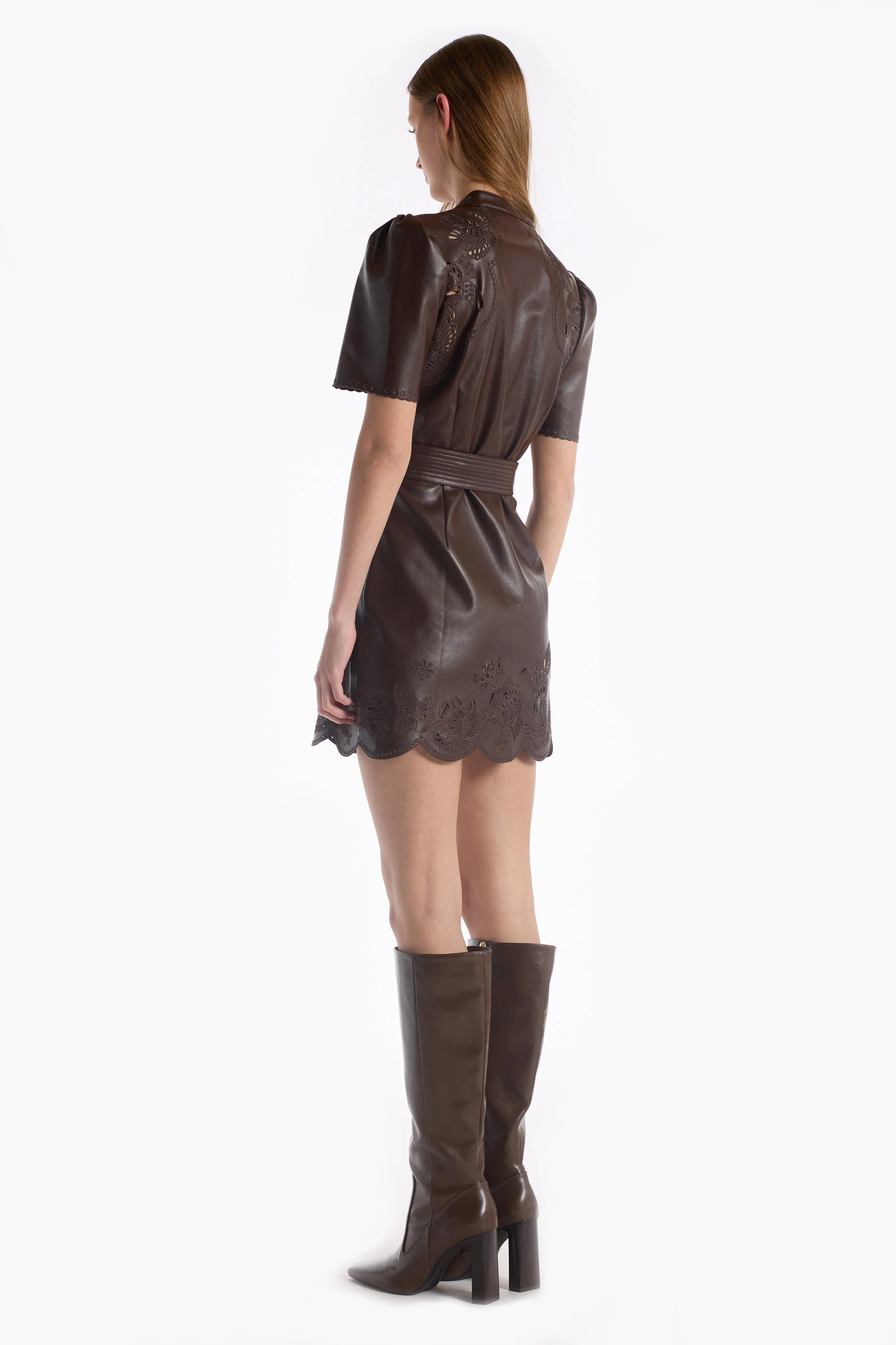 Jenn Dress | Maroon - Image 4