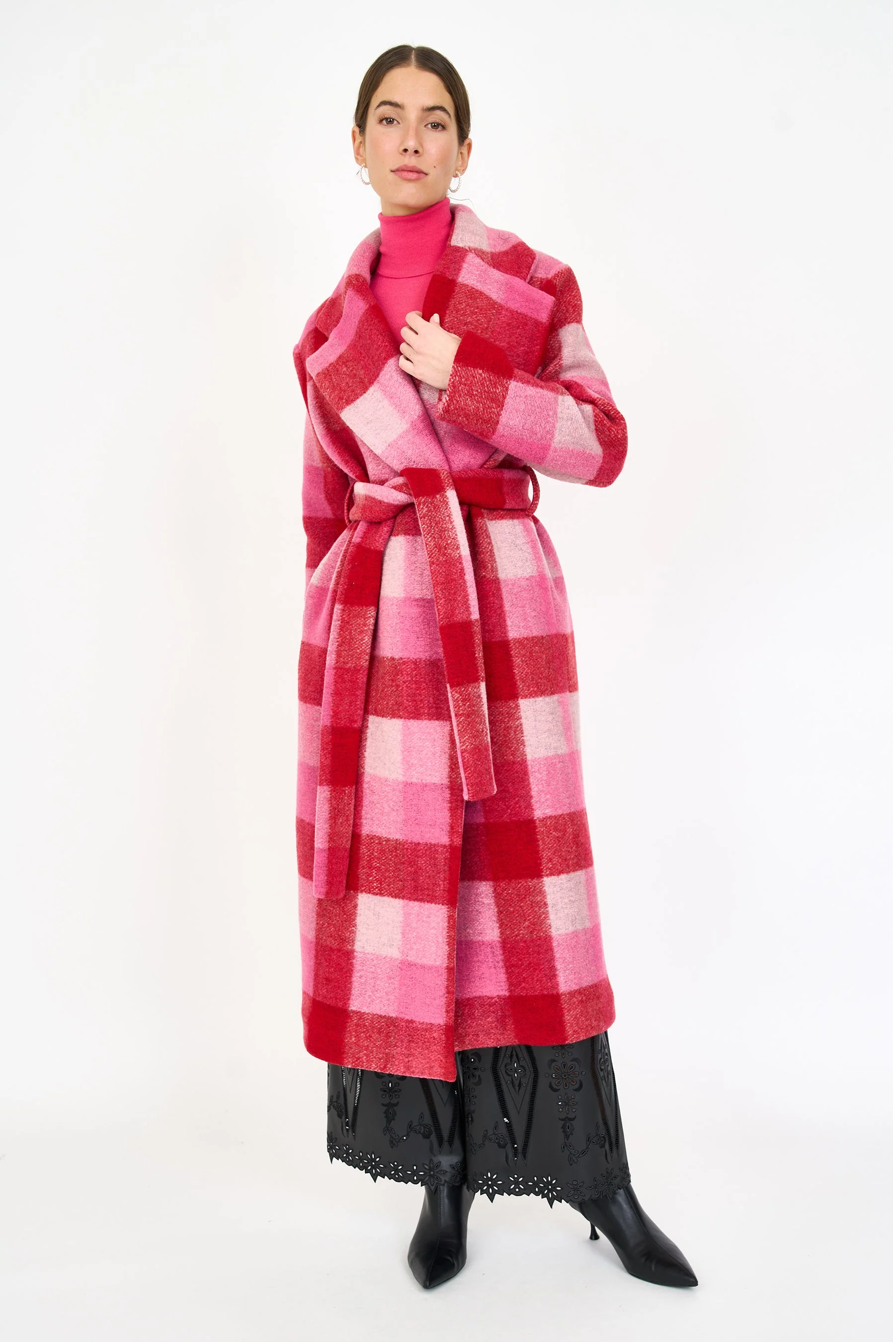 Josephine Coat | Pink Check - Image 3