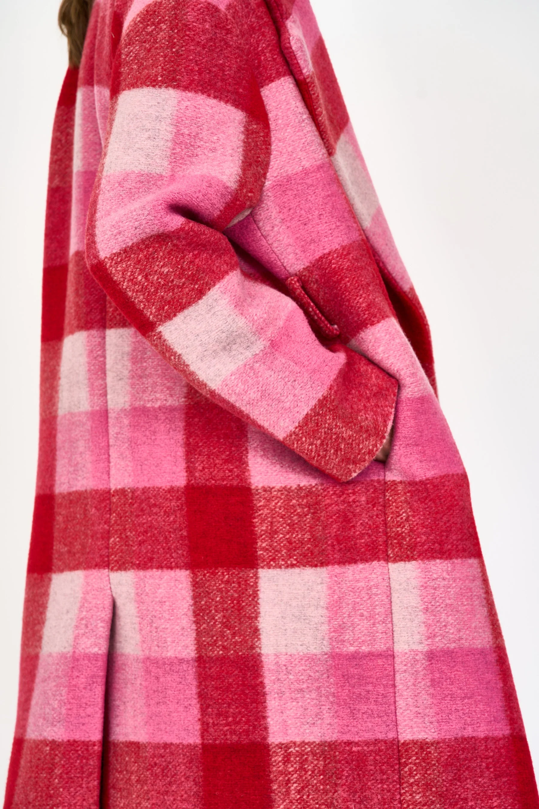 Josephine Coat | Pink Check - Image 4