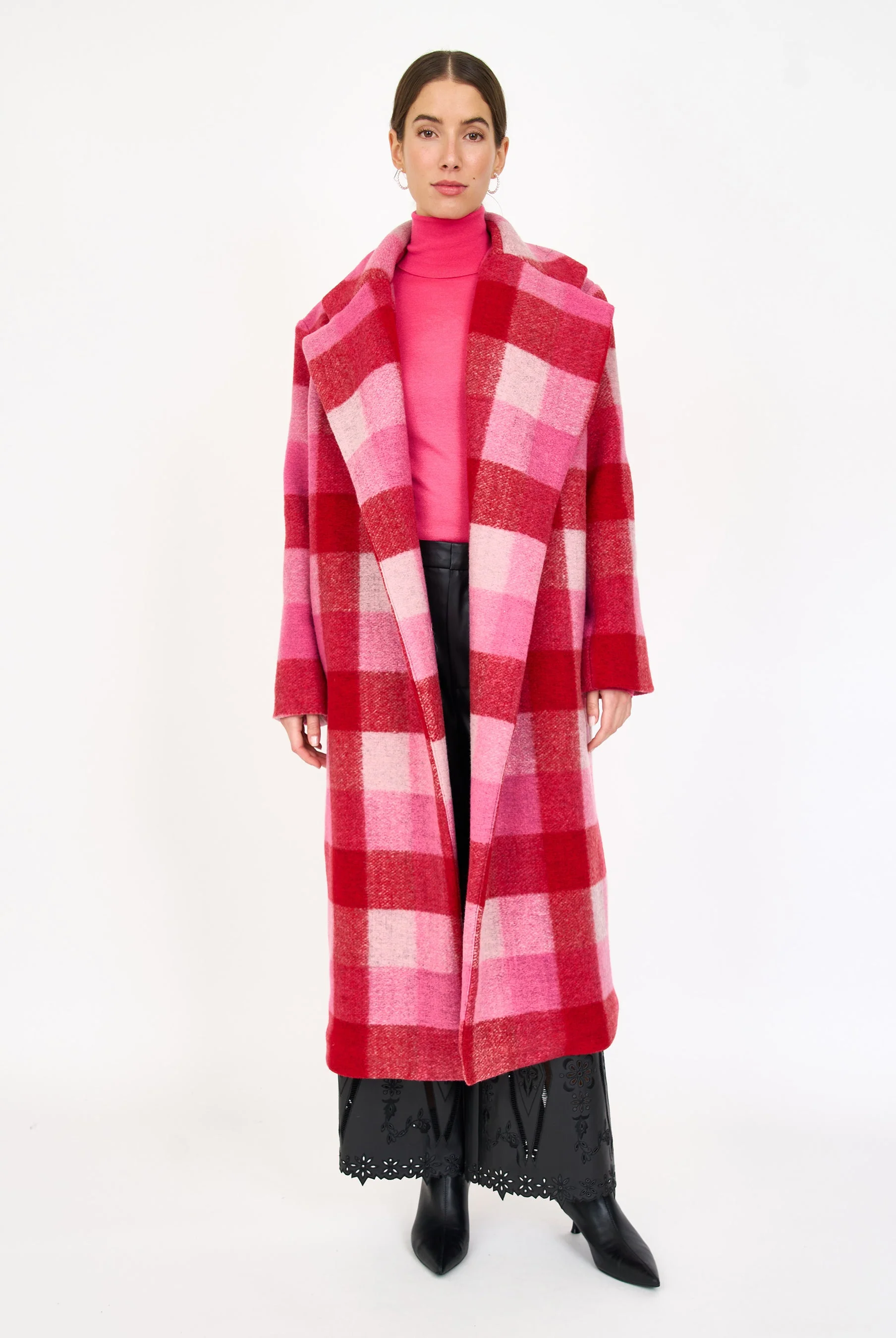 Josephine Coat | Pink Check - Image 5