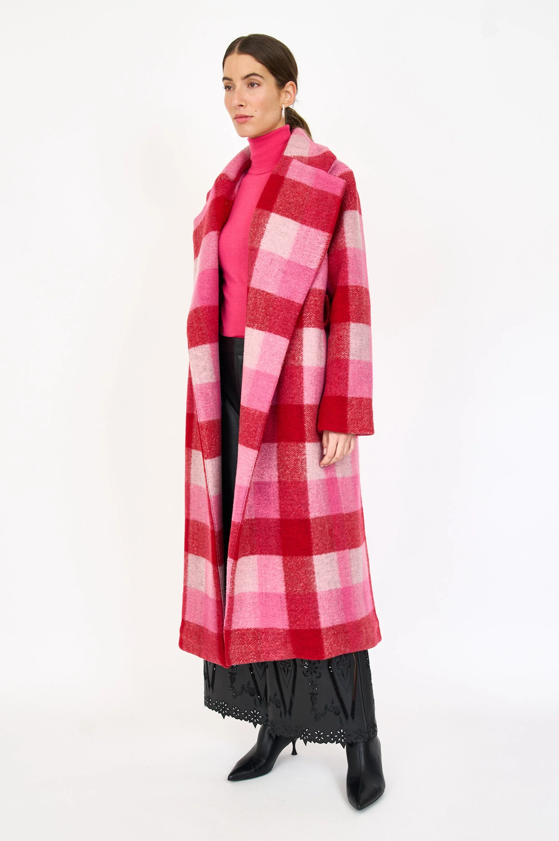 Josephine Coat | Pink Check - Image 6