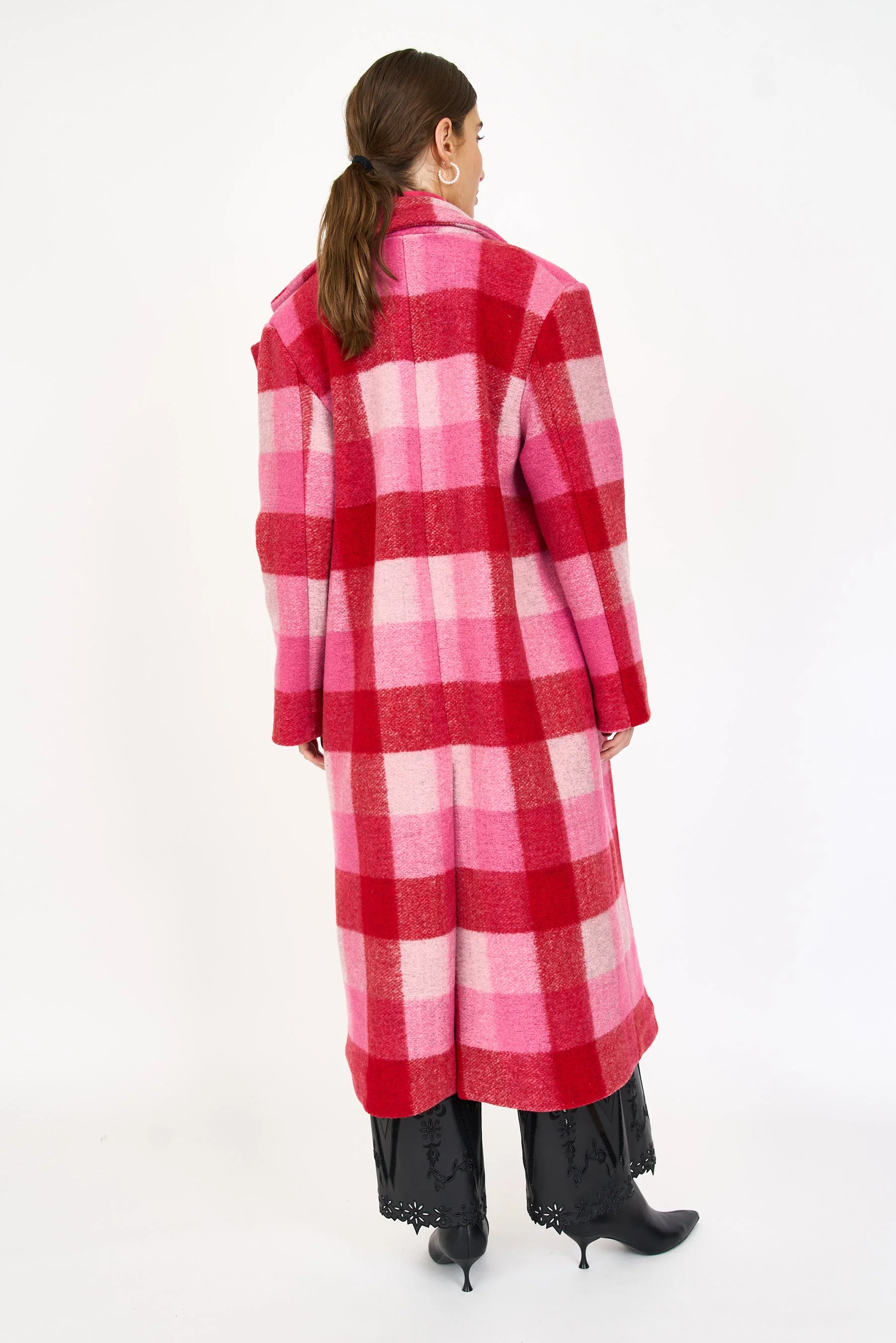 Josephine Coat | Pink Check - Image 7