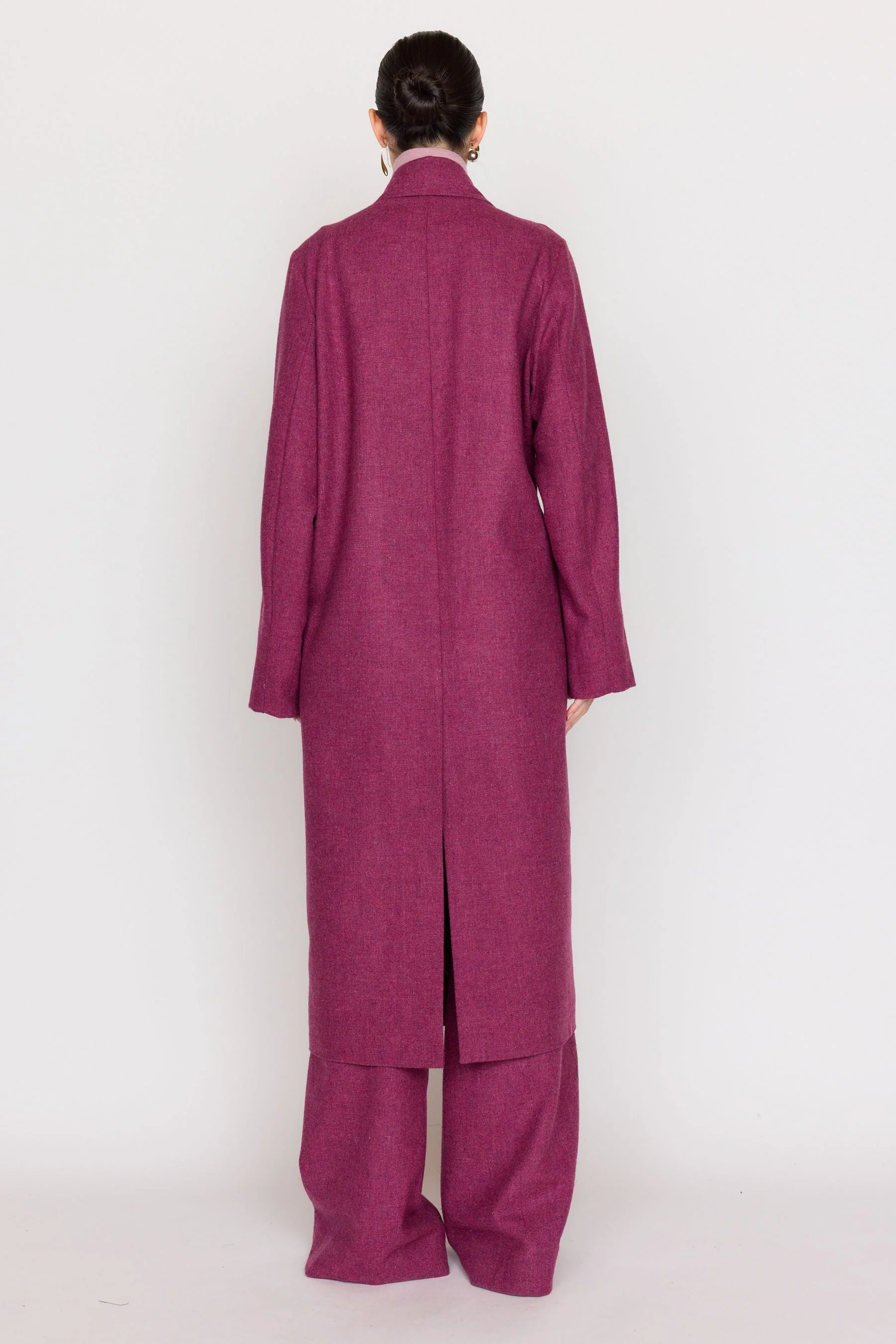 Josephine Coat | Pink Tweed - Image 5