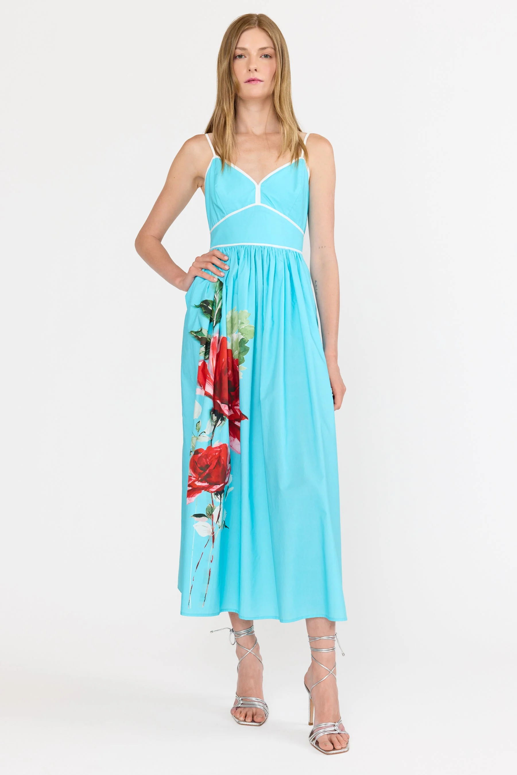 Leilani Dress | Turquoise Rose - Image 3