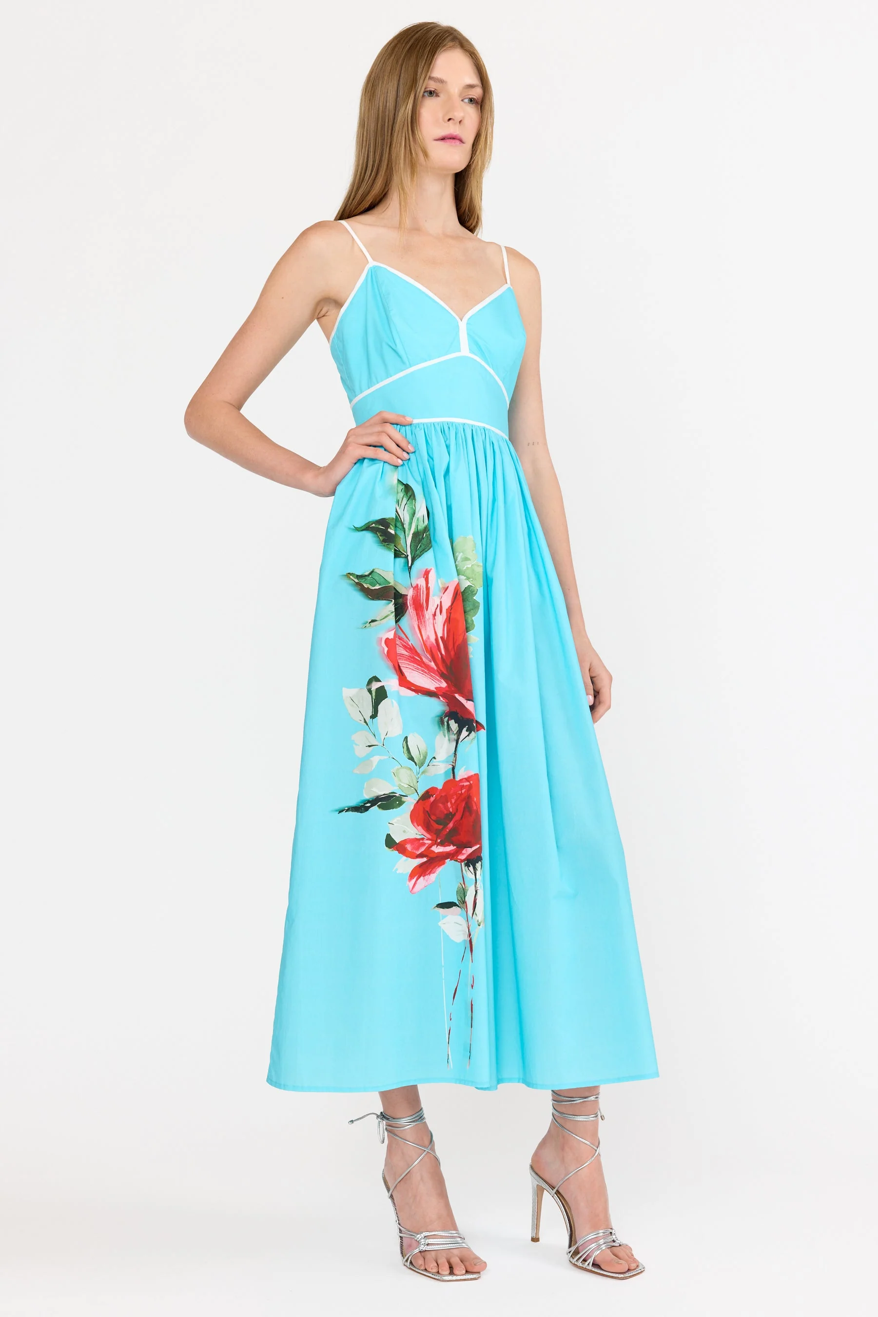 Leilani Dress | Turquoise Rose - Image 4