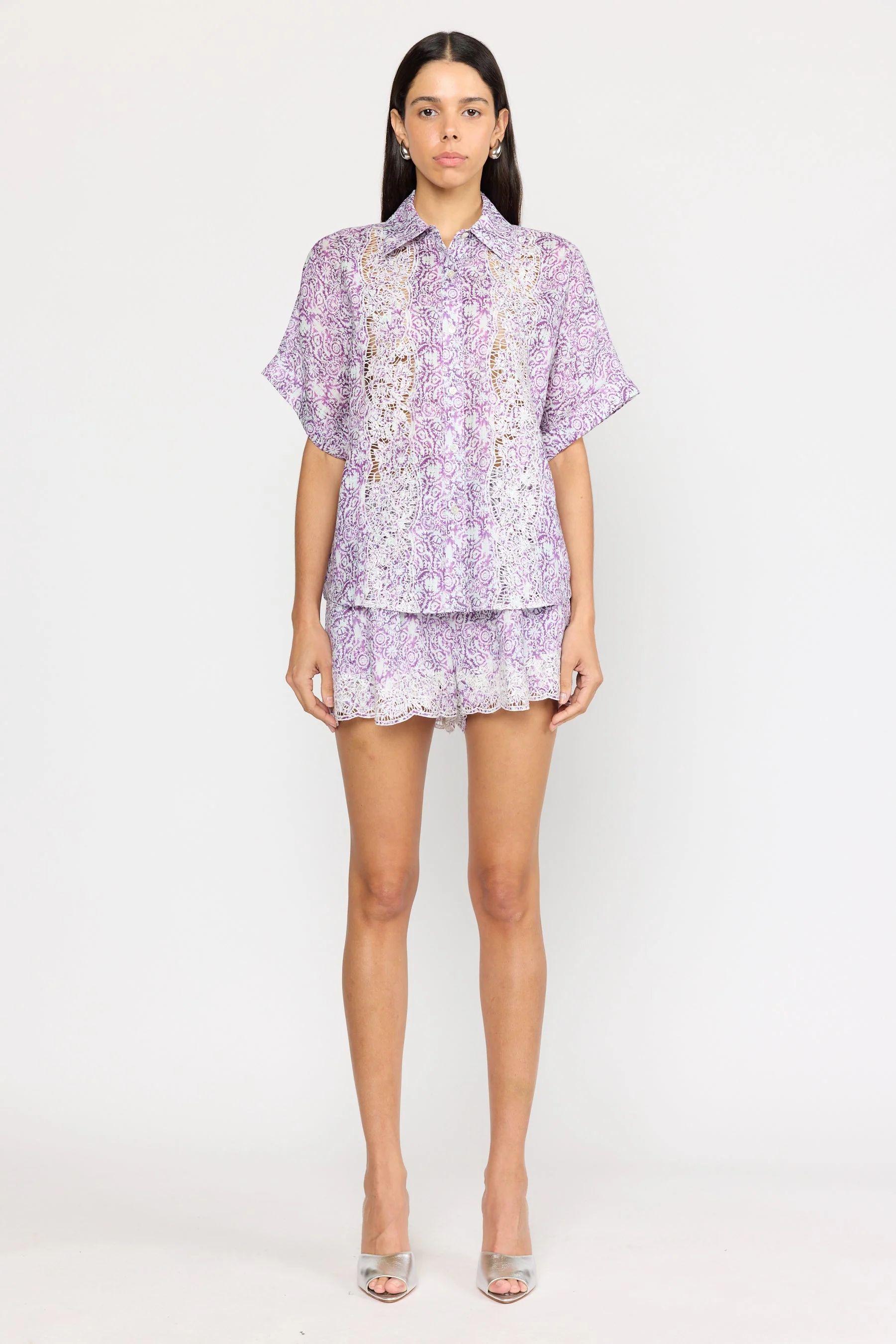 Lilian top | Amethyst Scroll - Image 4