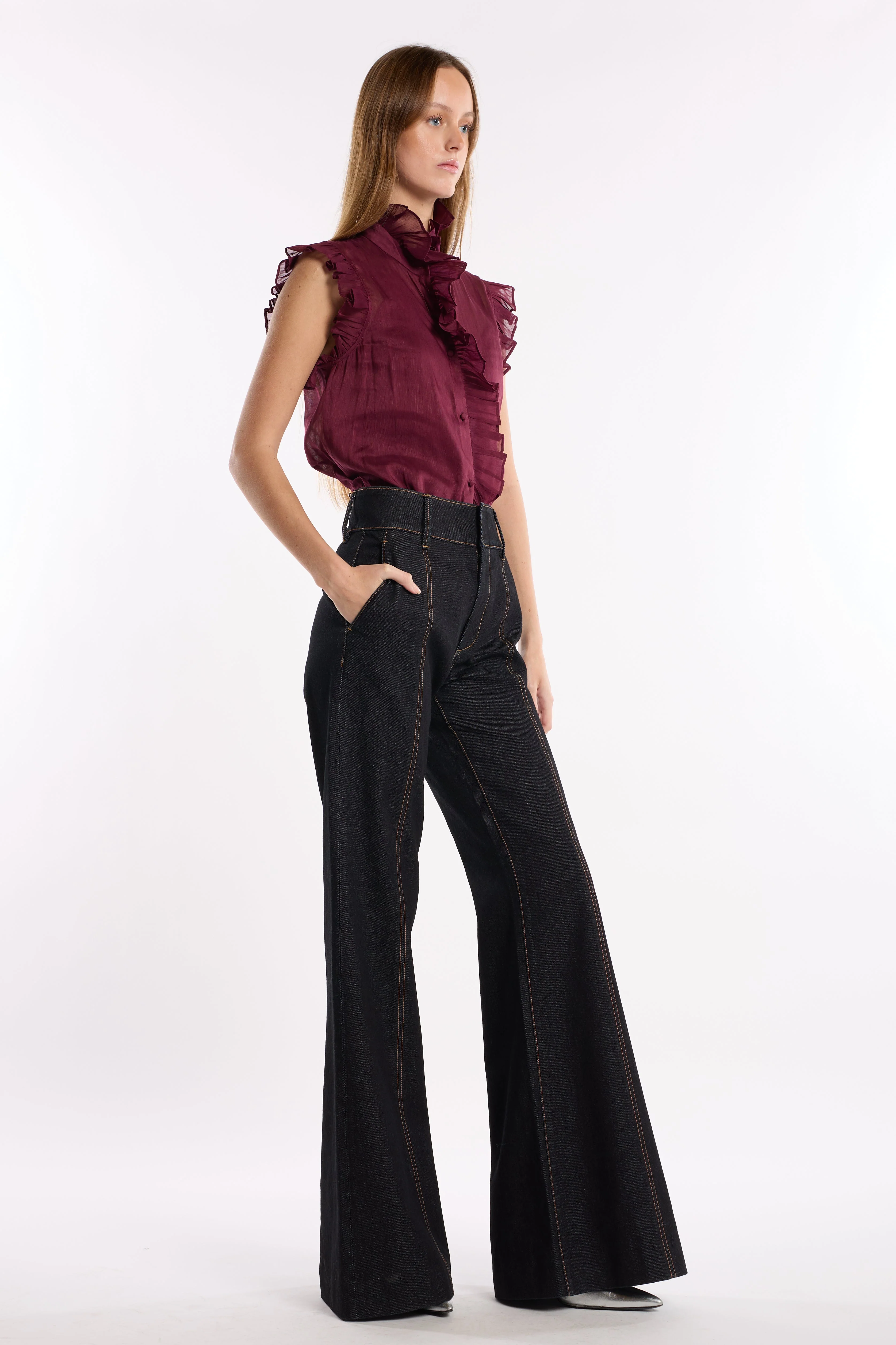 Marfa Top | Wine - Image 3