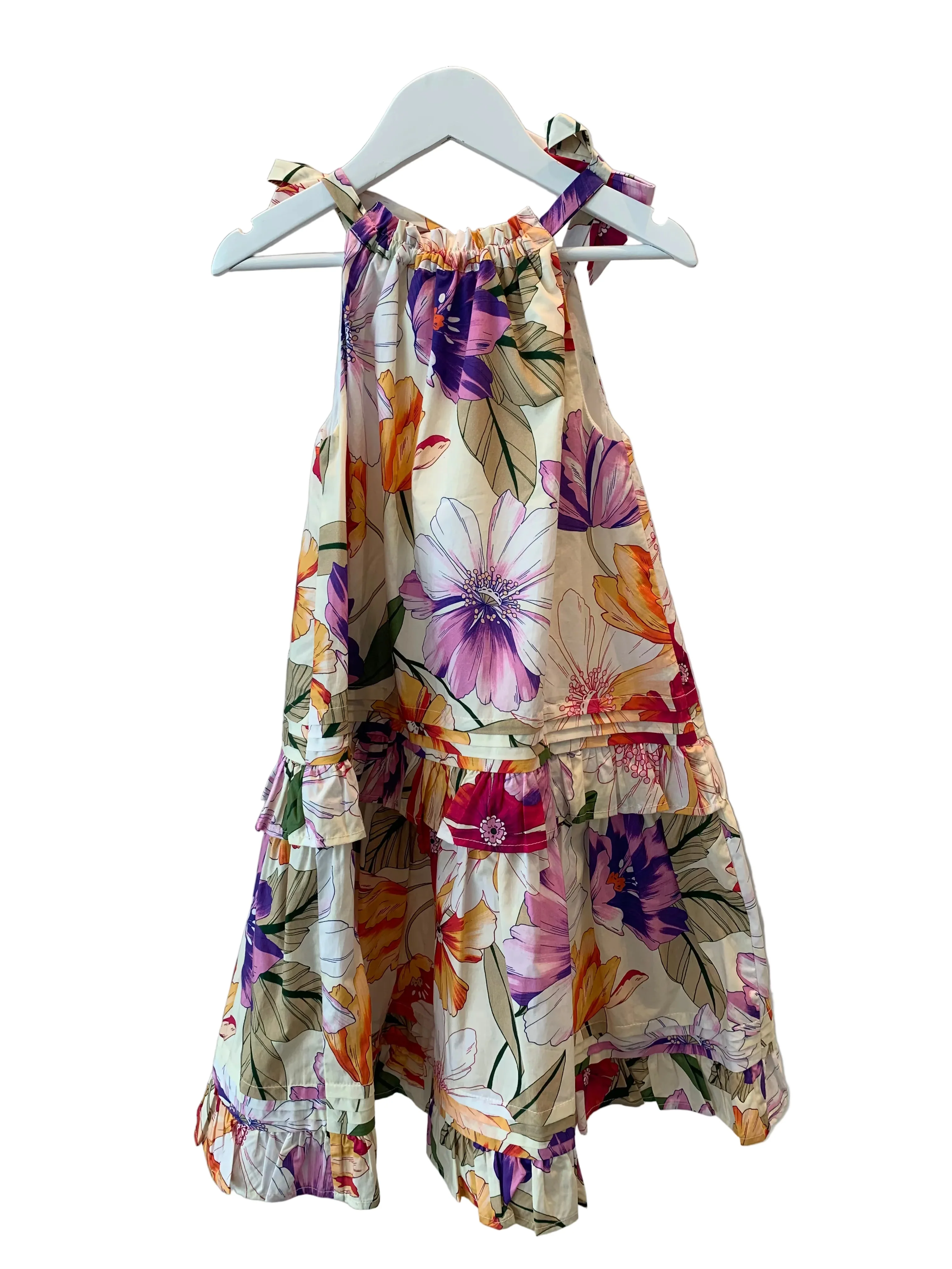 Mini Mia Dress | White Bouquet - Image 2