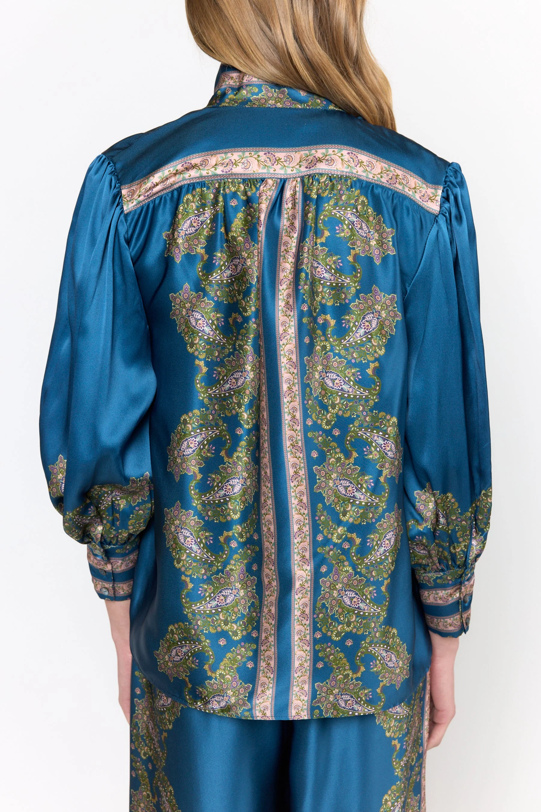 Paloma Top | Prussian Paisley - Image 4