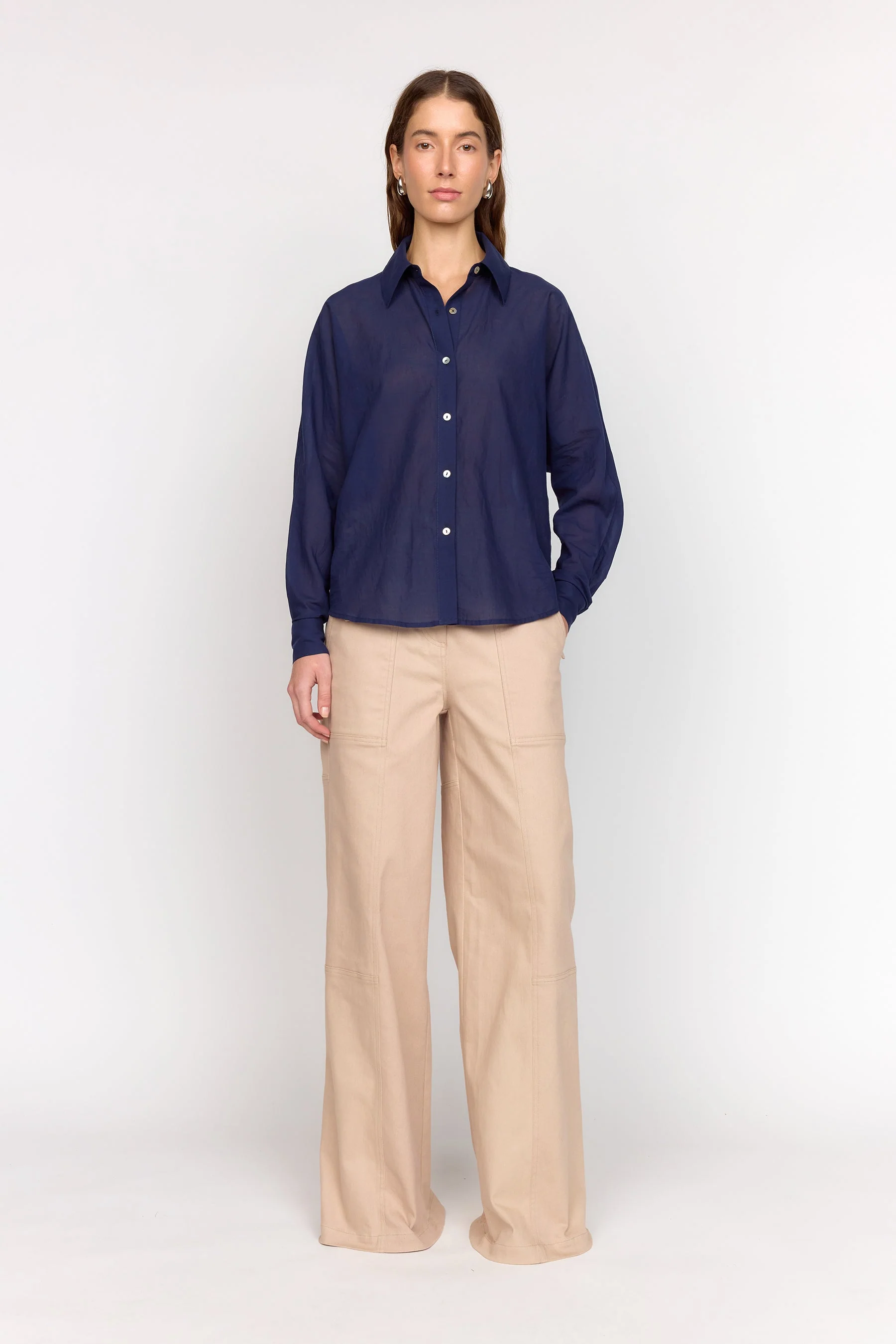 Rosario Top | Navy - Image 5