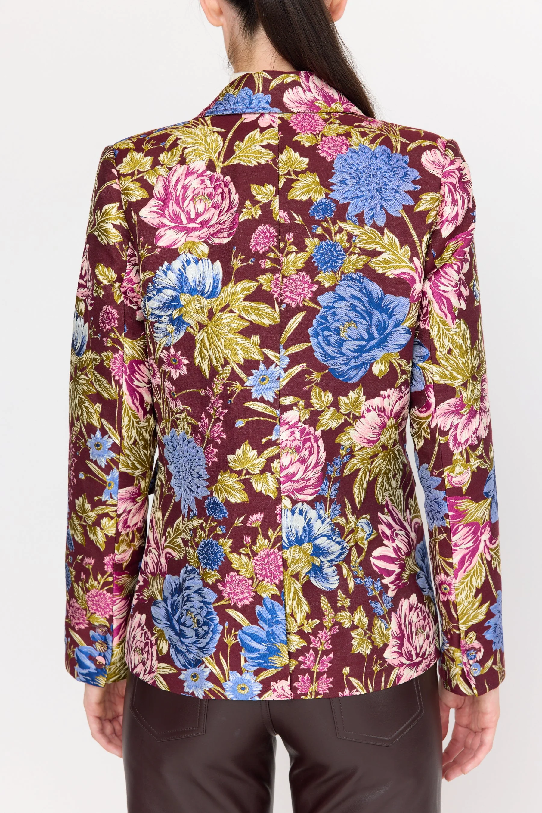 Soraya Blazer | Carmine Floral - Image 6