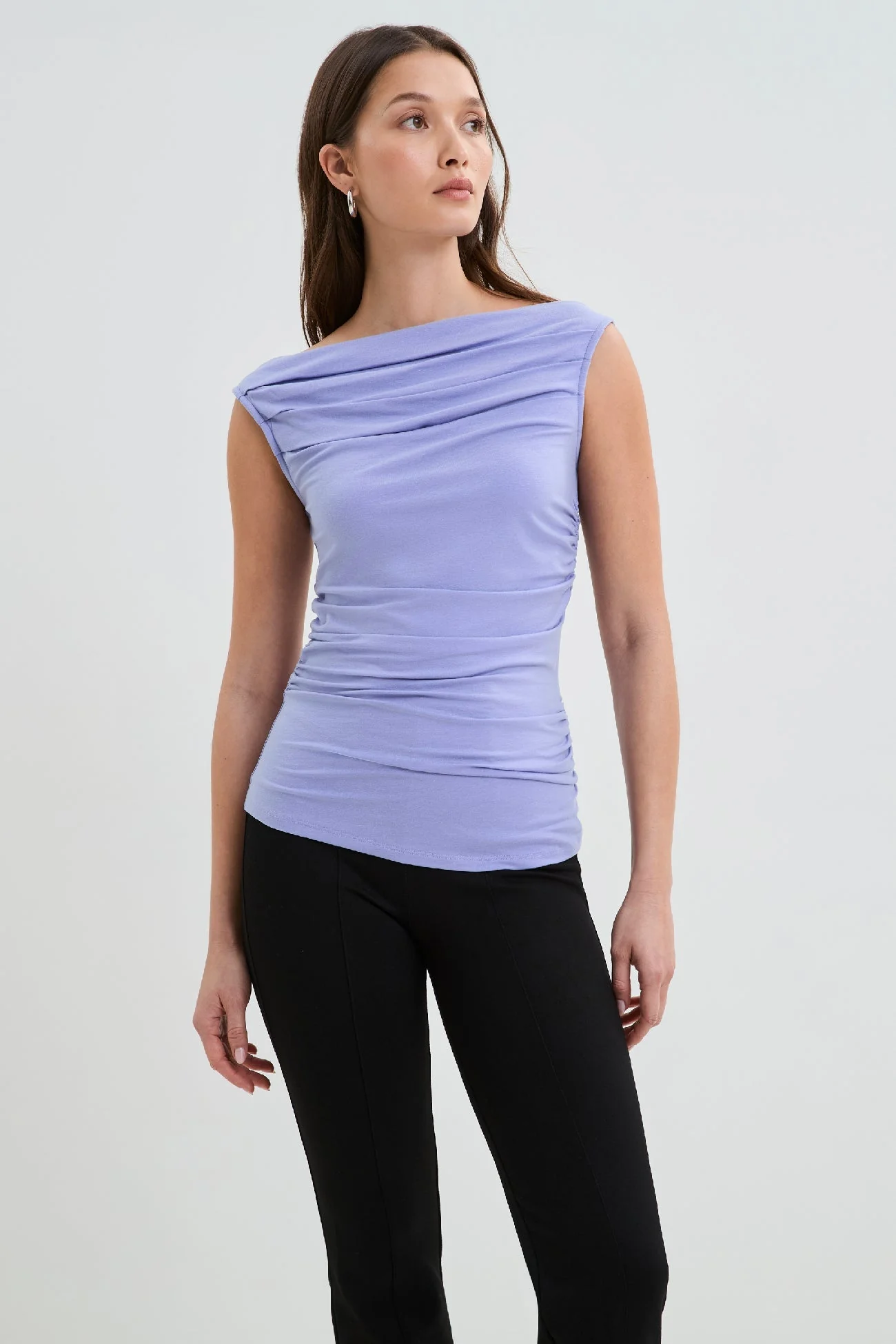 Cooper Sleeveless Top | Periwinkle - Image 4