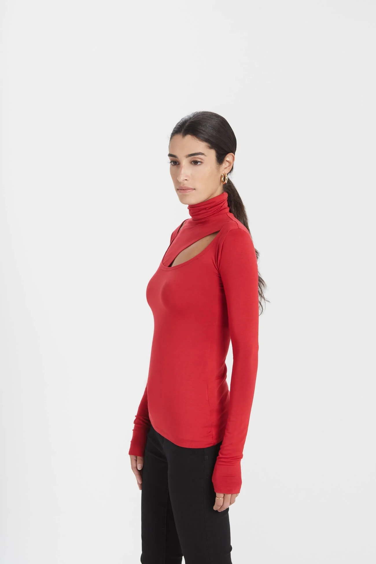 Dahlia Top | Red - Image 4