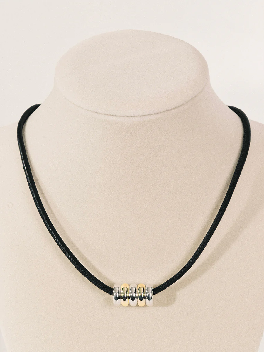 Hollyhock Necklace | Mixed Metal