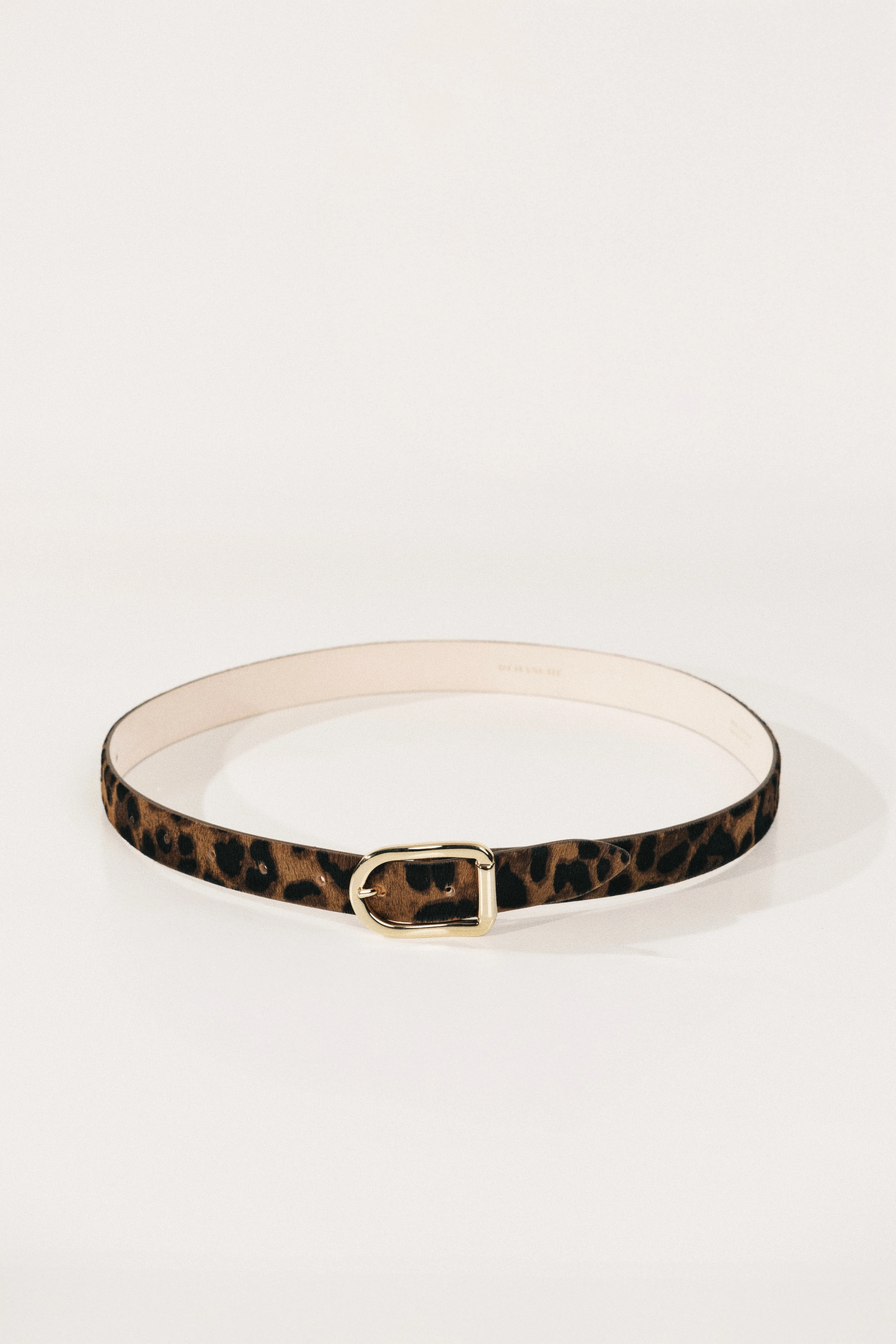 Mija Calf Hair Belt | Dark Jaguar & 24K Gold - Image 5