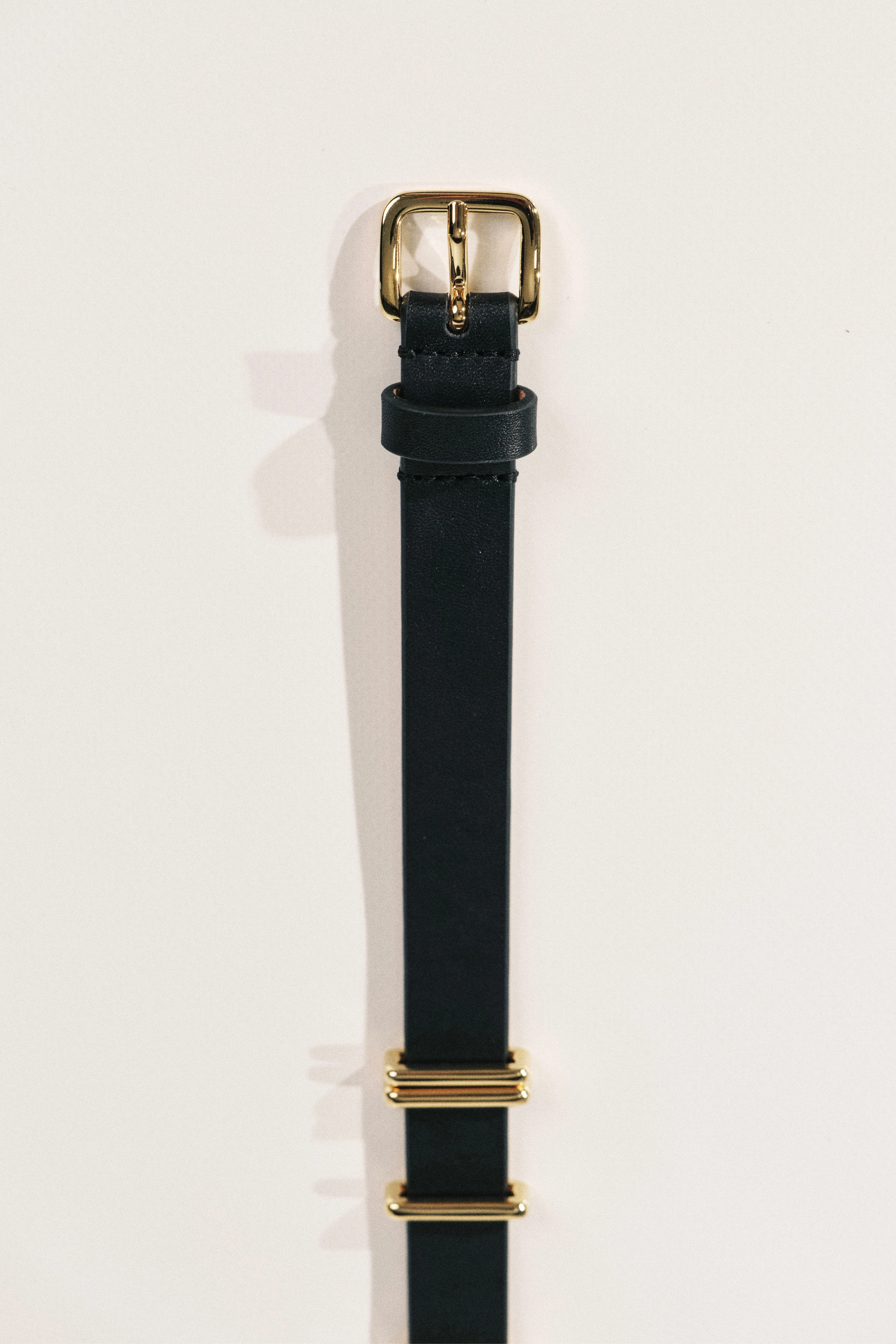 Richa Single Wrap Belt | Black & 24K Gold - Image 4