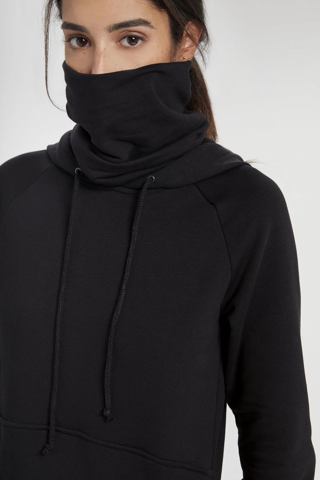 Elba Sweatshirt Dress | Olive - Image 16