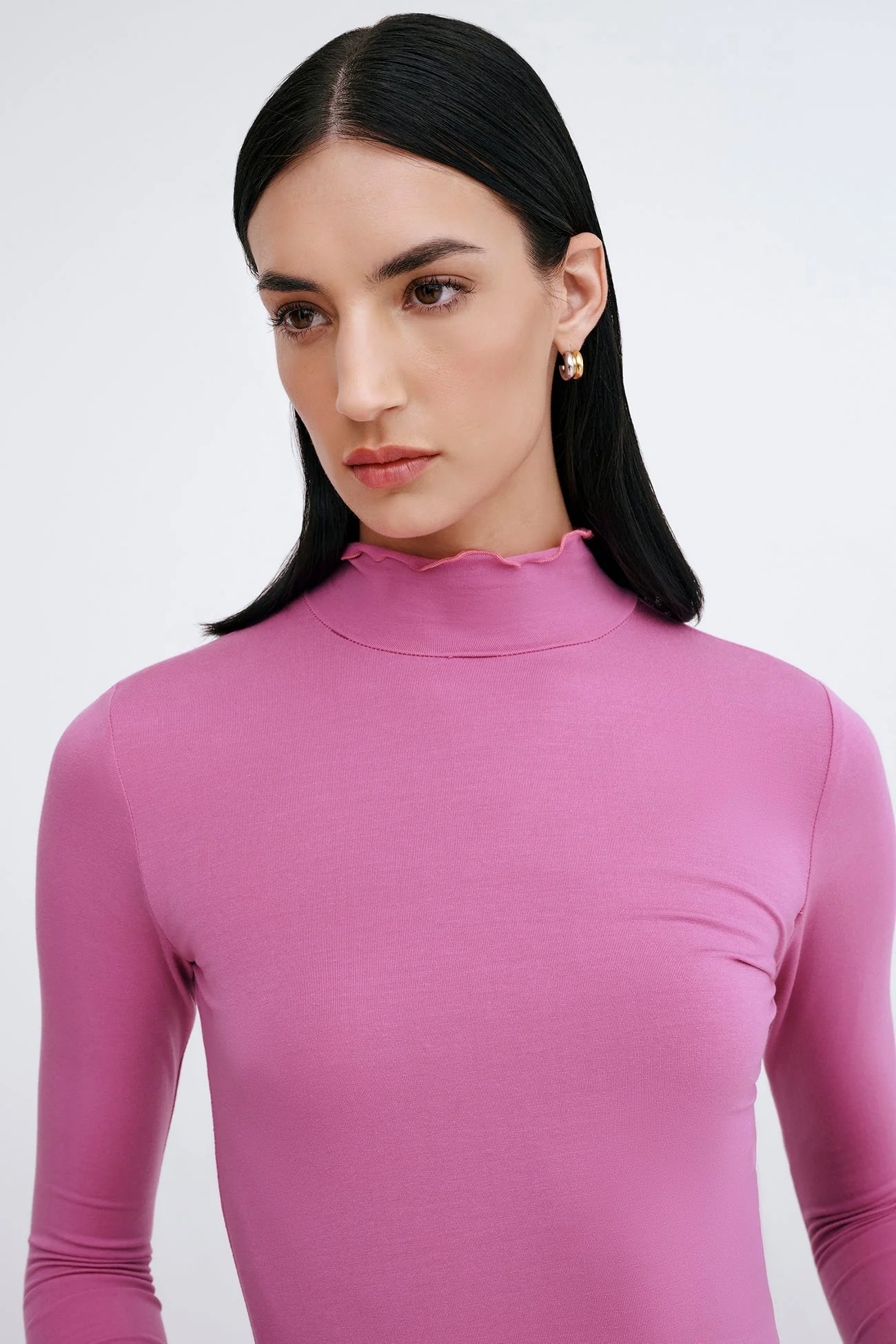 Forsythe Turtleneck | Hot Pink - Image 2