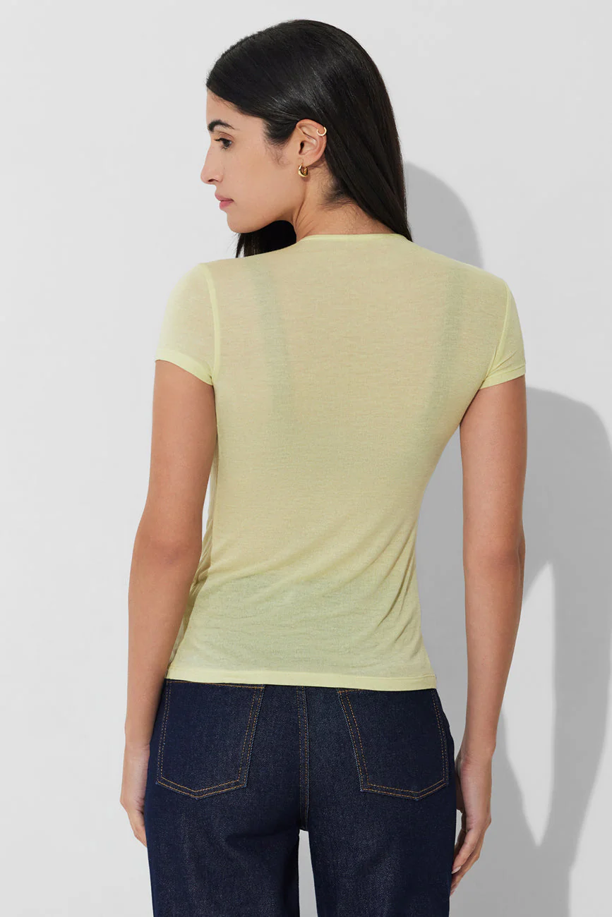 Free Gift — Sara Tee | Pale Yellow - Image 9