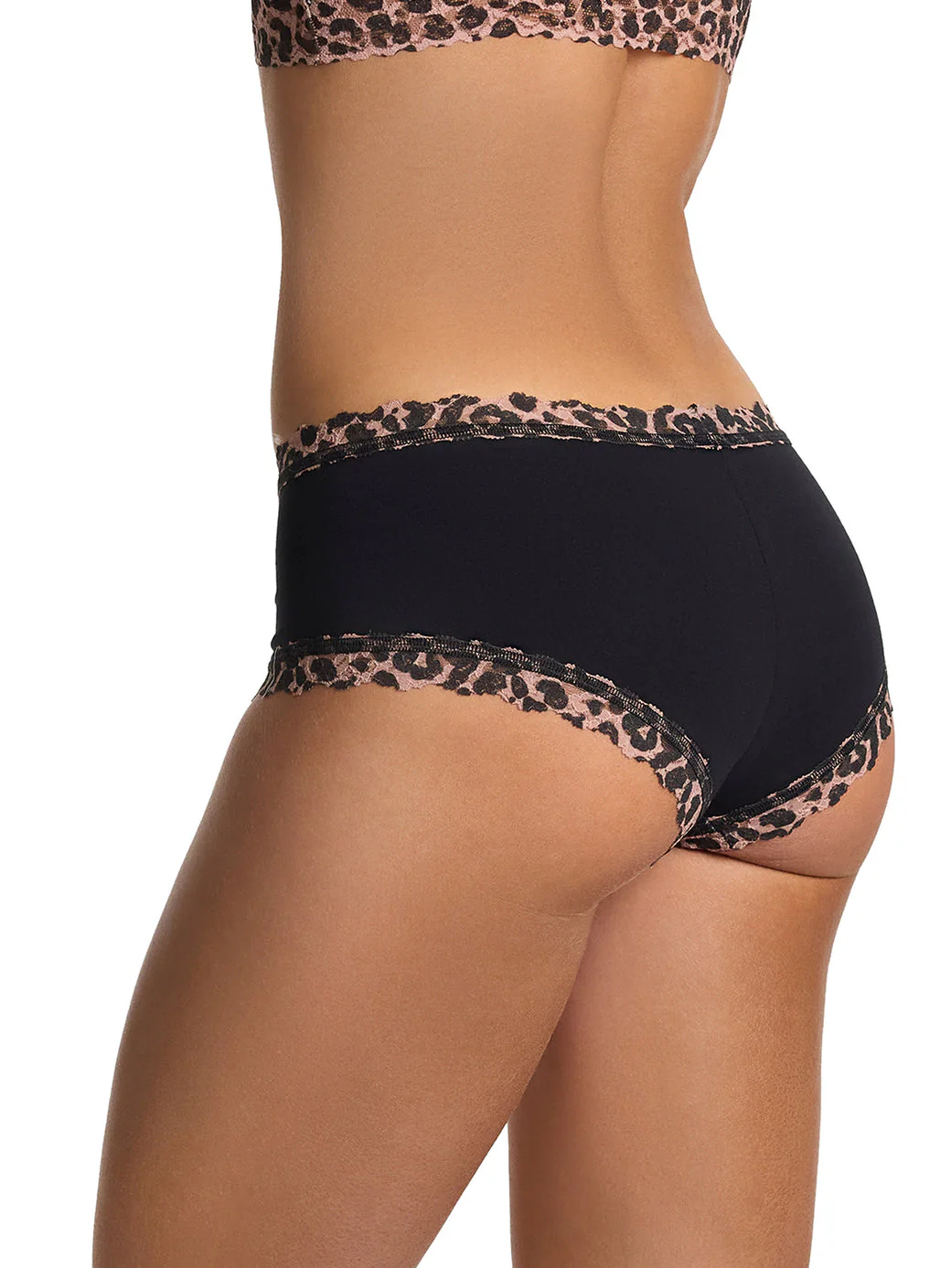 Cotton Boyshort | Black/Walk On The Wild Side - Image 2