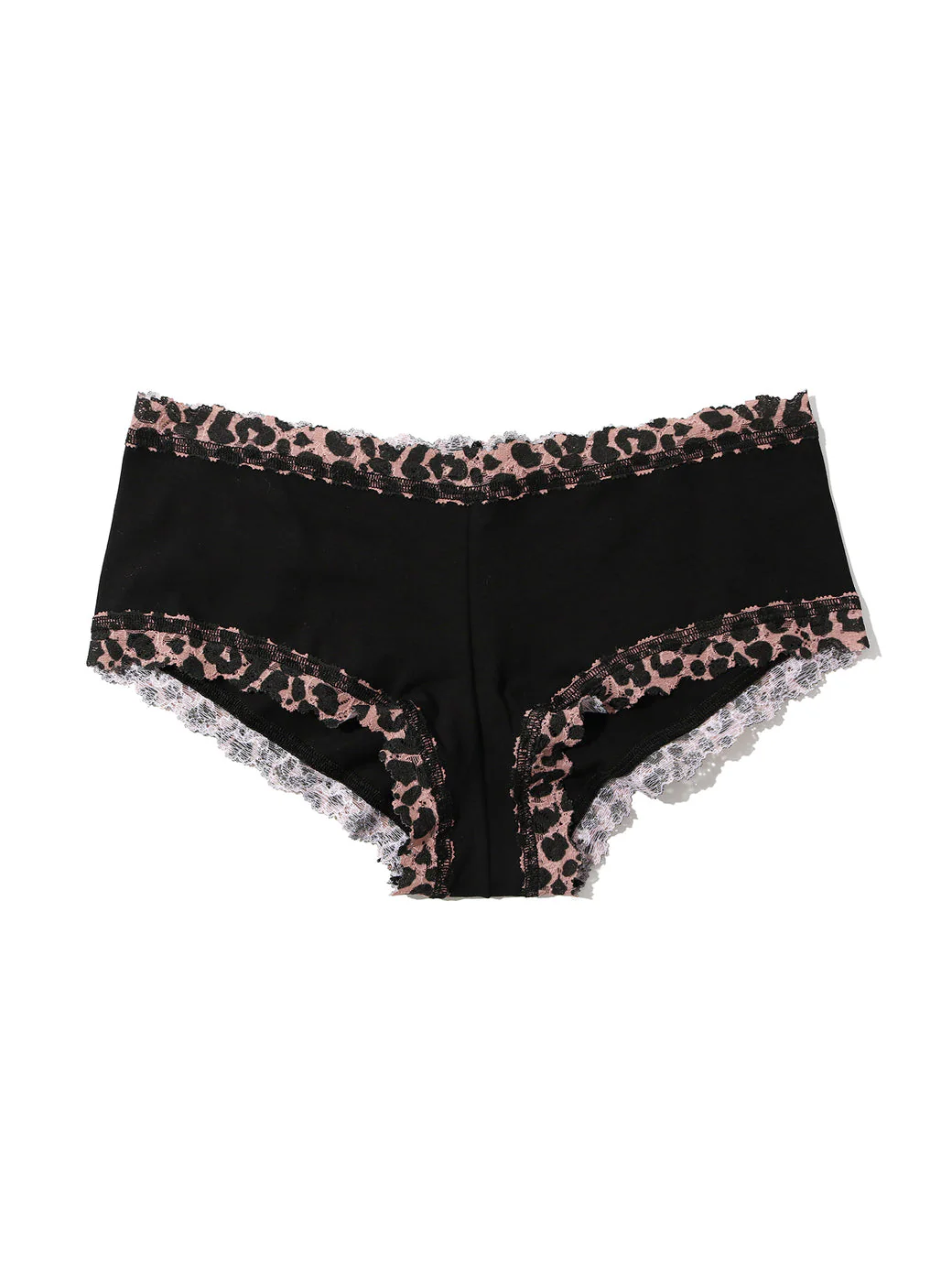 Cotton Boyshort | Black/Walk On The Wild Side - Image 3