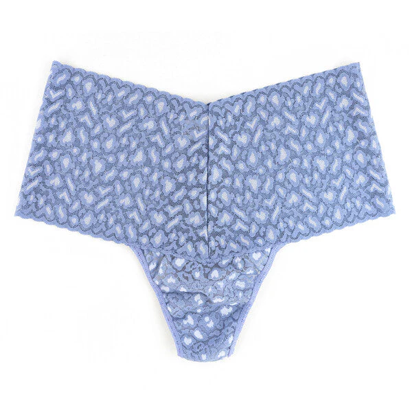 Cross-Dyed Retro Thong | Stonewash Blue/Serenity Blue