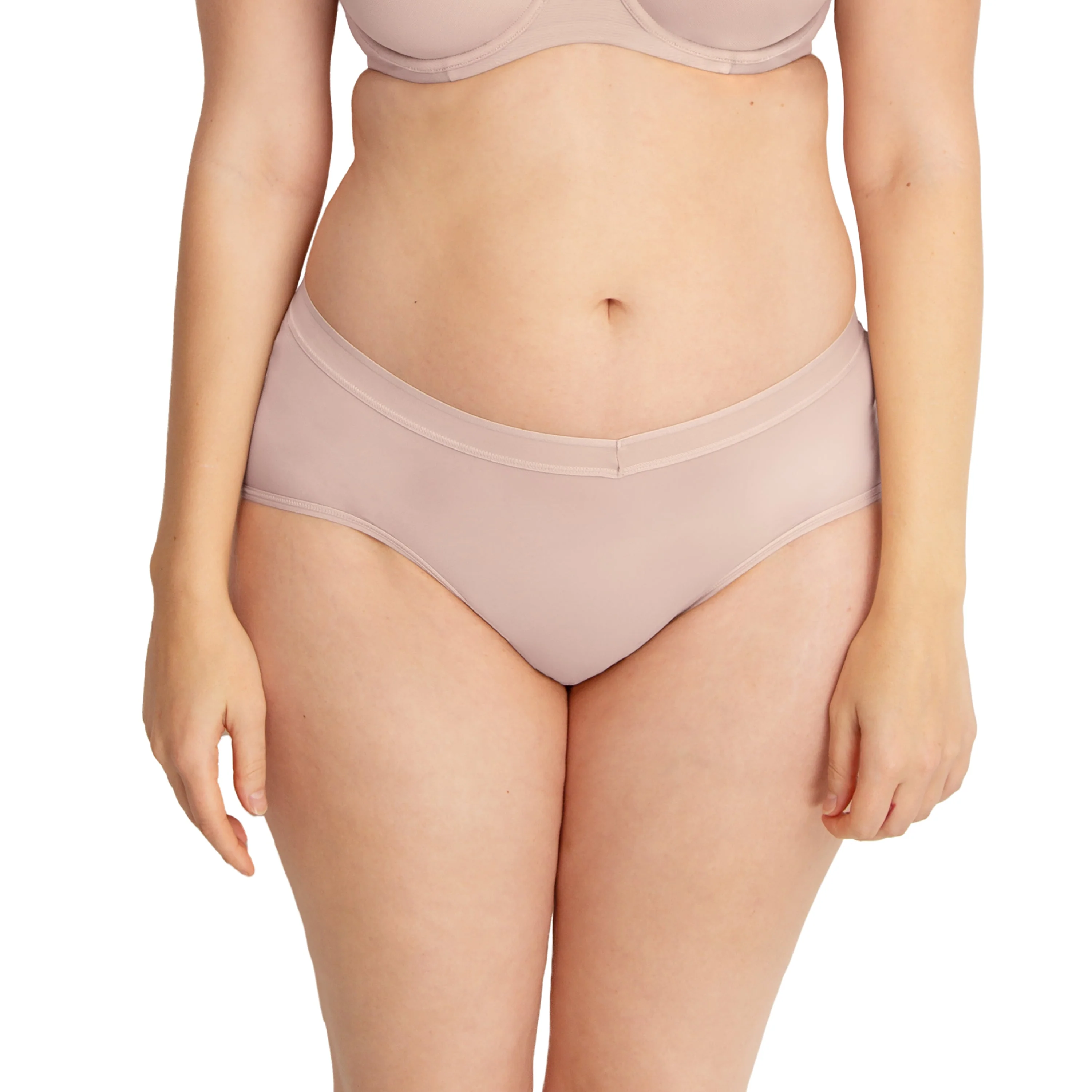 Mesh High Cut French Brief | Chai - Image 2