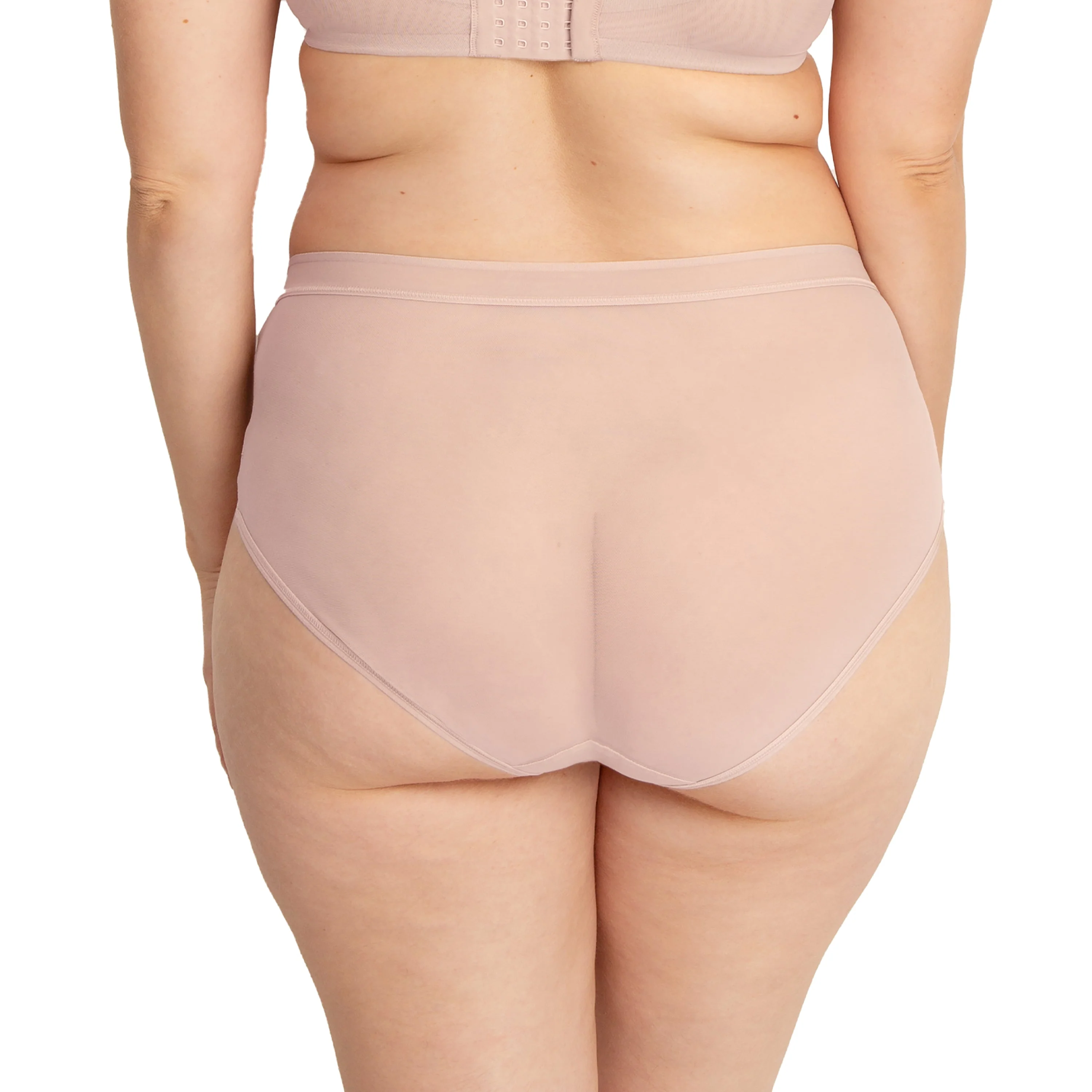 Mesh High Cut French Brief | Chai - Image 5