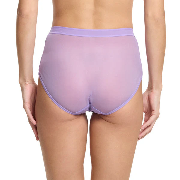 Mesh High Cut French Brief | Grape Juice (Purple) - Image 3