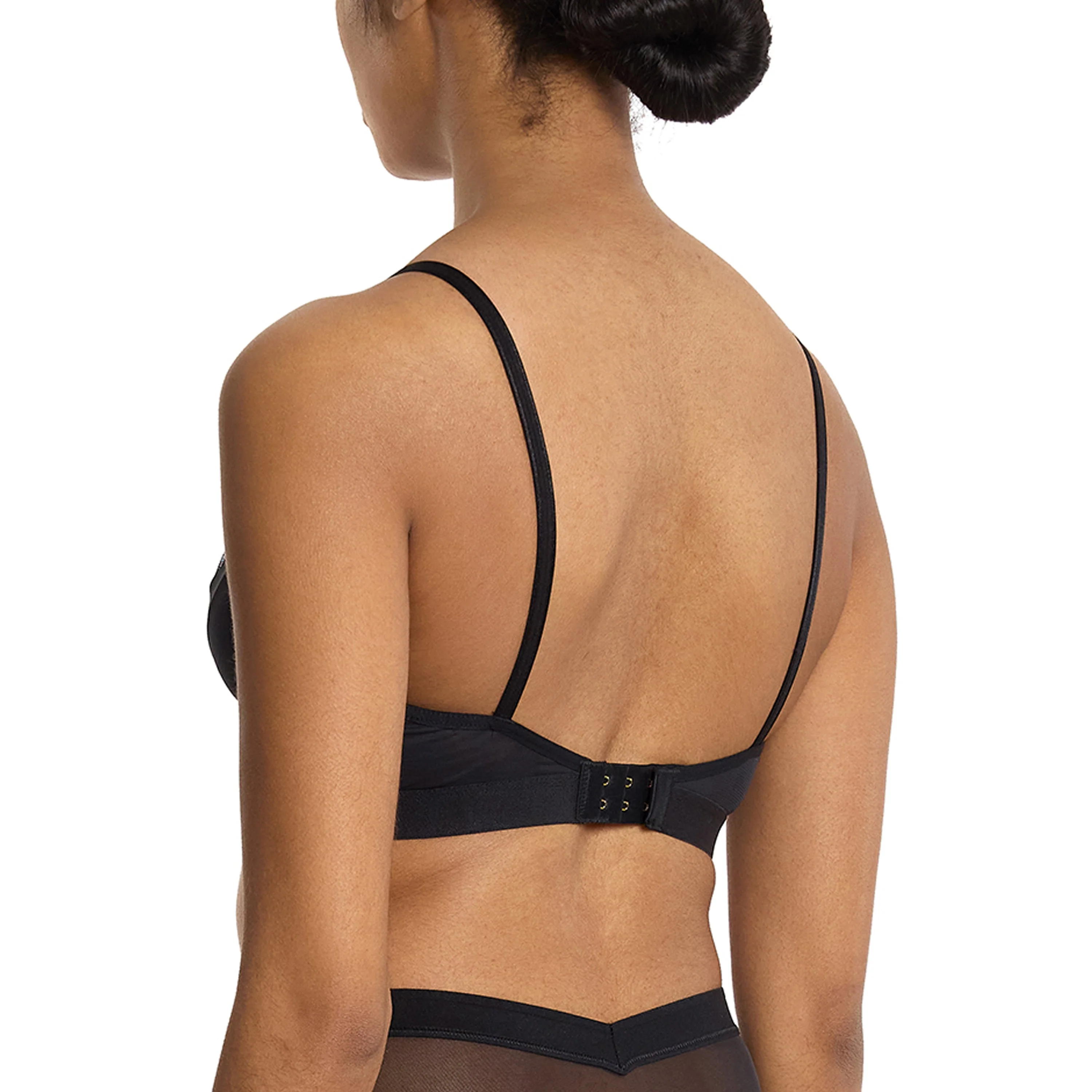 Mesh Triangle Bralette | Black - Image 5