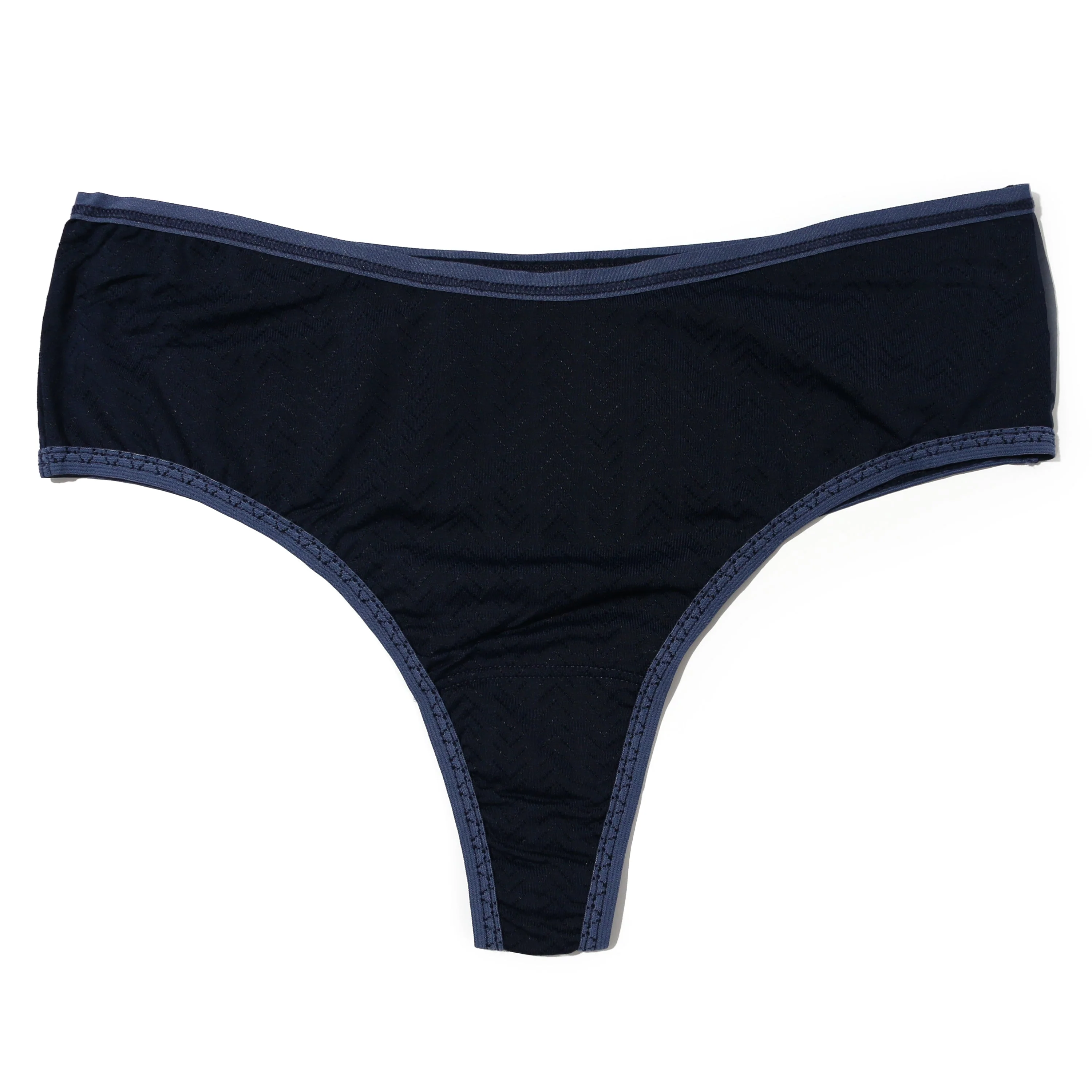 MoveCalm Hi-Rise Thong | Blackberry Crumble/Waterfall Blue - Image 2
