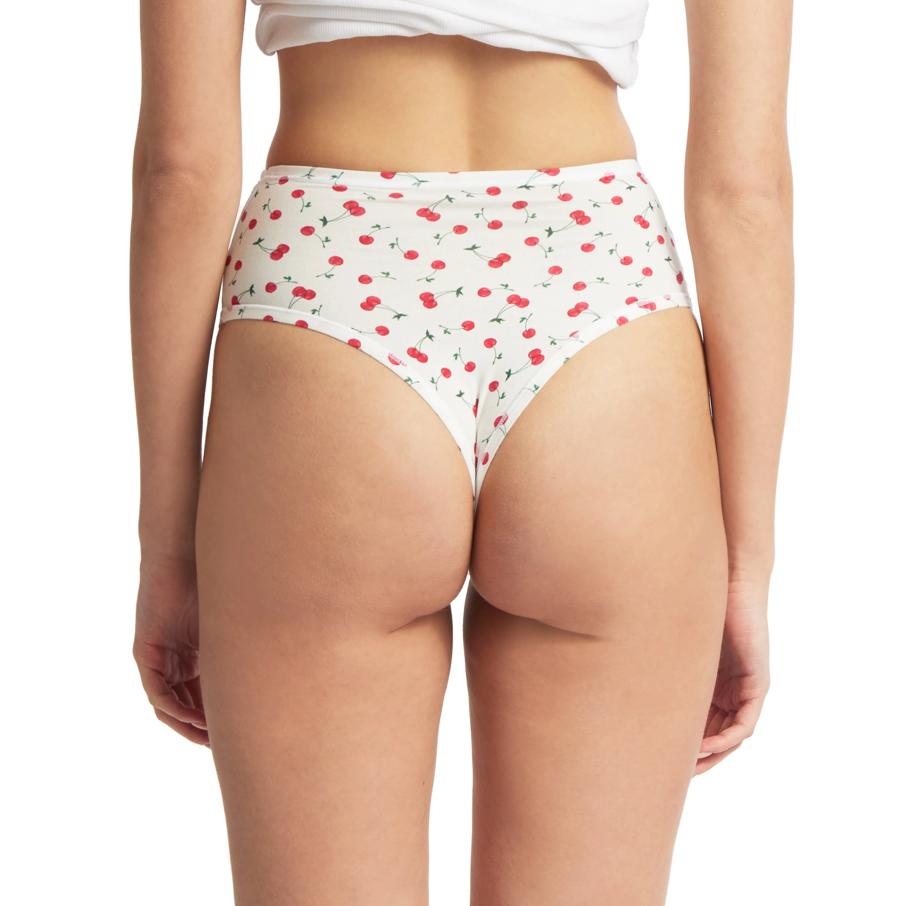 PlayStretch Hi-Rise Thong | Cherry On Top - Image 3