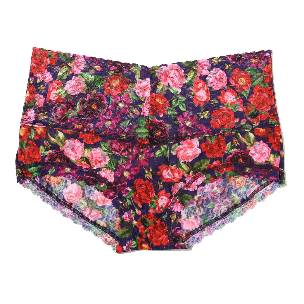 Plus Size Retro Boyshort | Winters Tale (Navy)