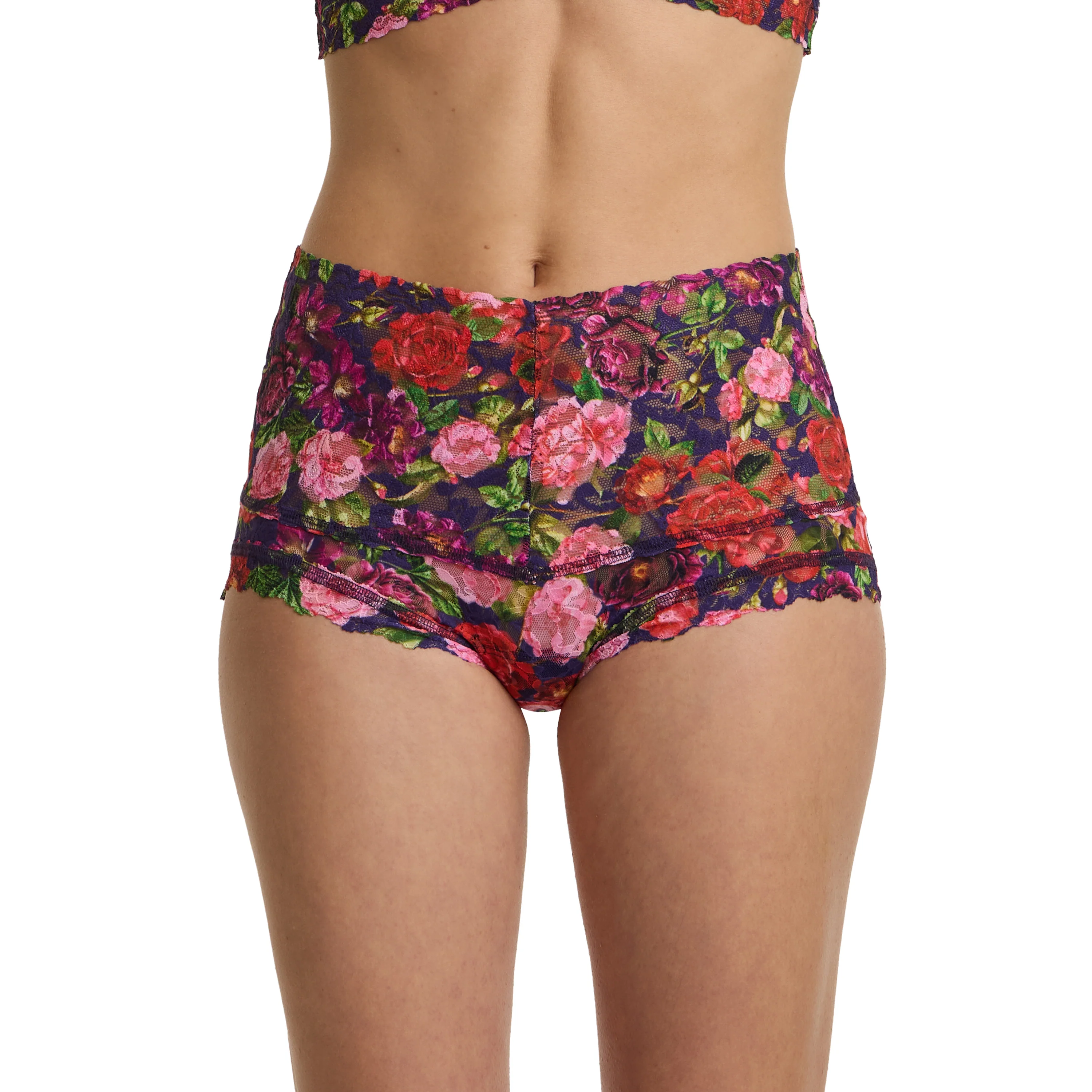 Retro Boyshort | Winters Tale (Navy) - Image 2