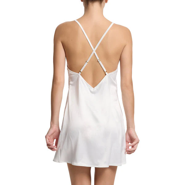 Satin Sleep Chemise | Light Ivory - Image 3