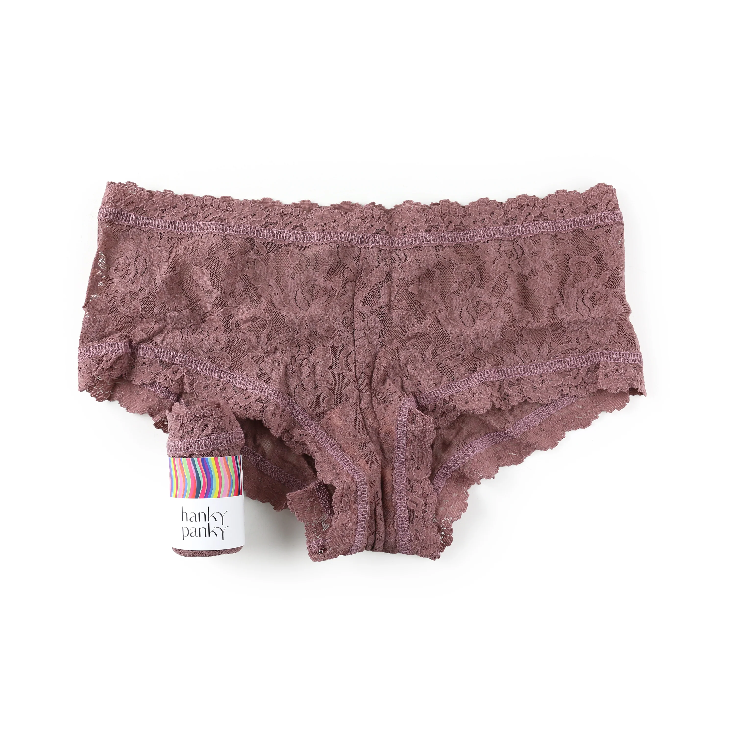 Signature Lace Boy Short | Artichoke Heart Purple