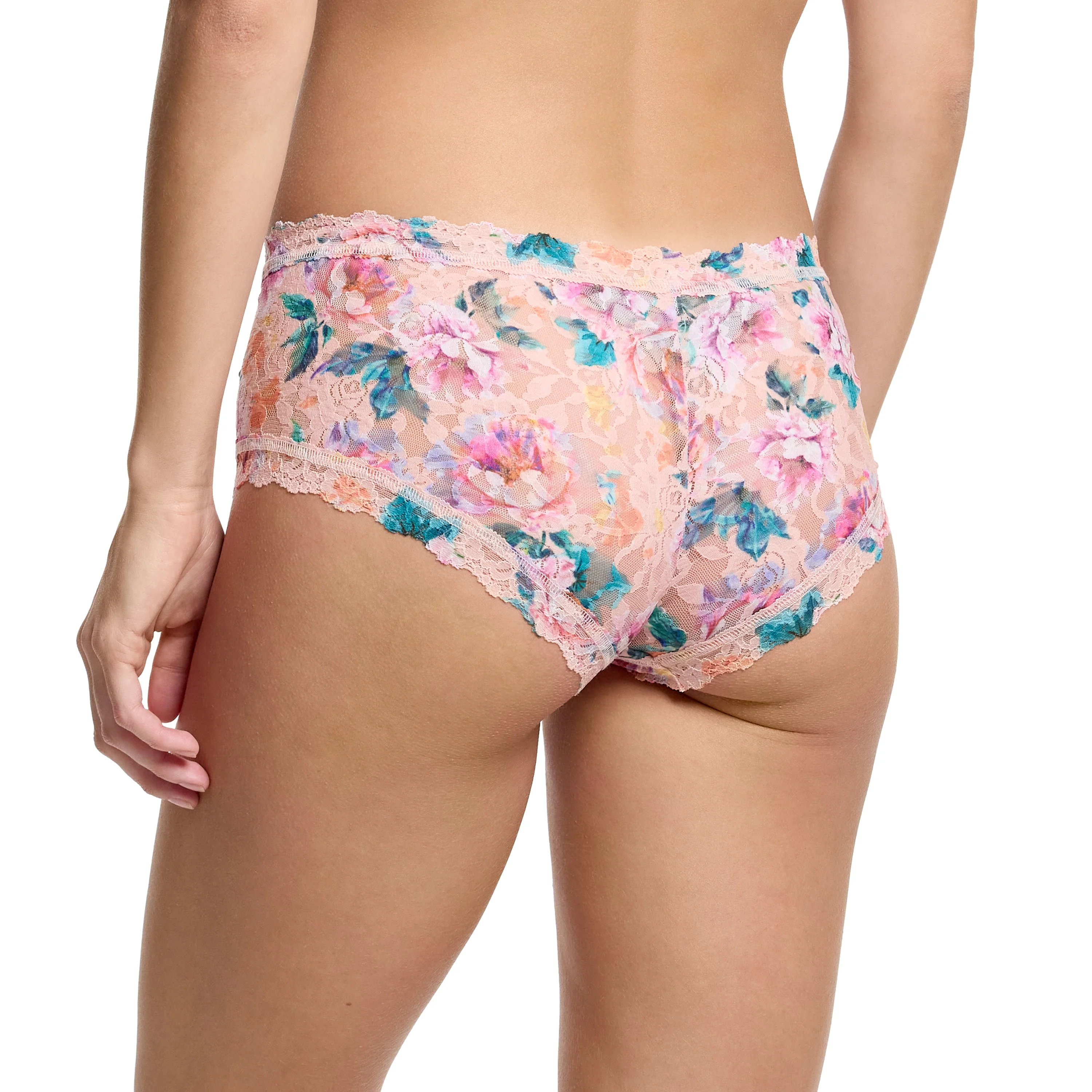 Signature Lace Boyshort | Buy Myself Flowers (Peach) - Image 4