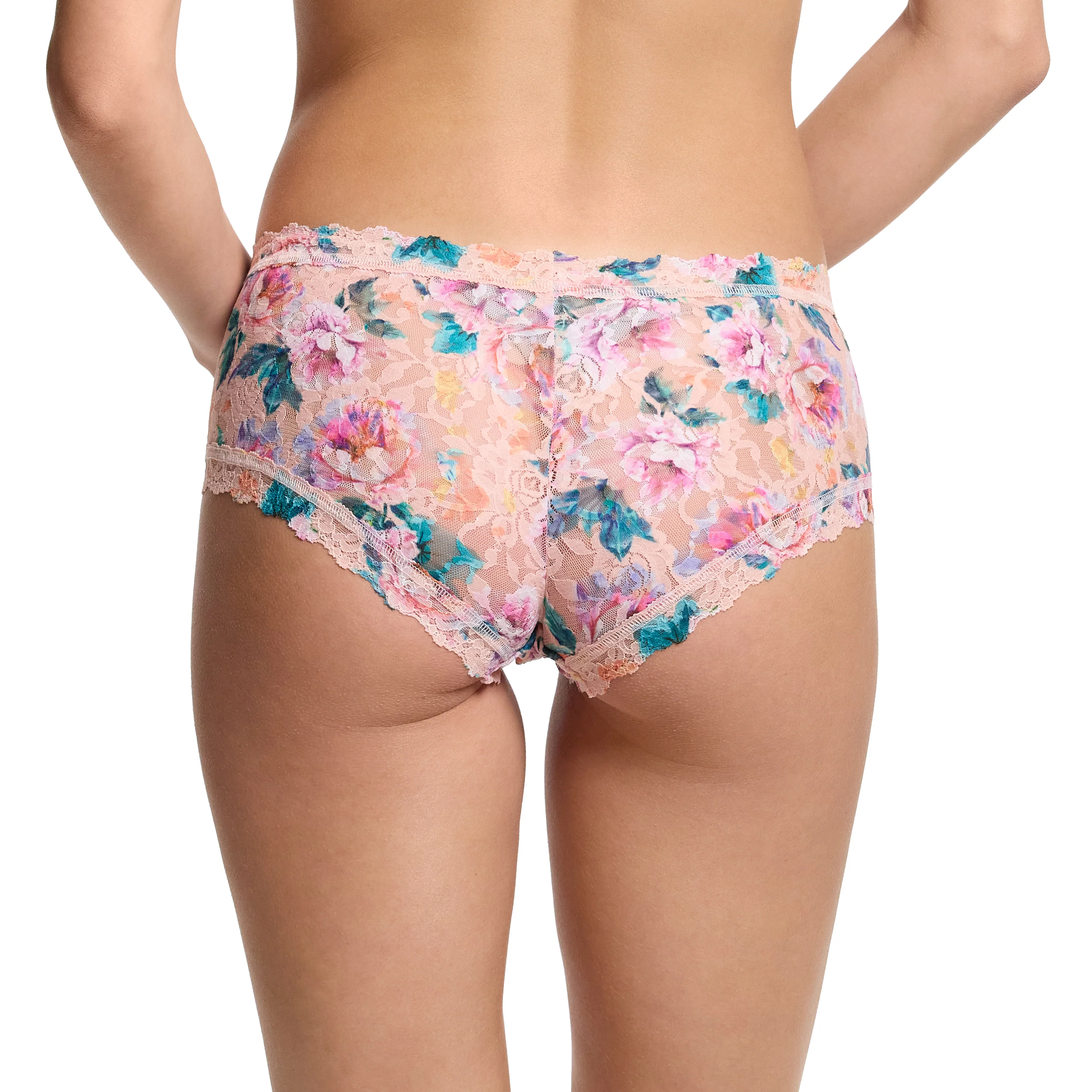 Signature Lace Boyshort | Buy Myself Flowers (Peach) - Image 5